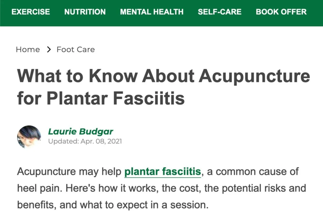 Dr. Emily Quoted in The Healthy on Plantar Fasciitis