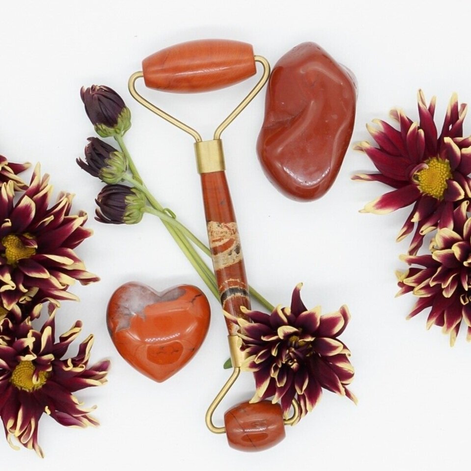 Red Jasper Facial Roller