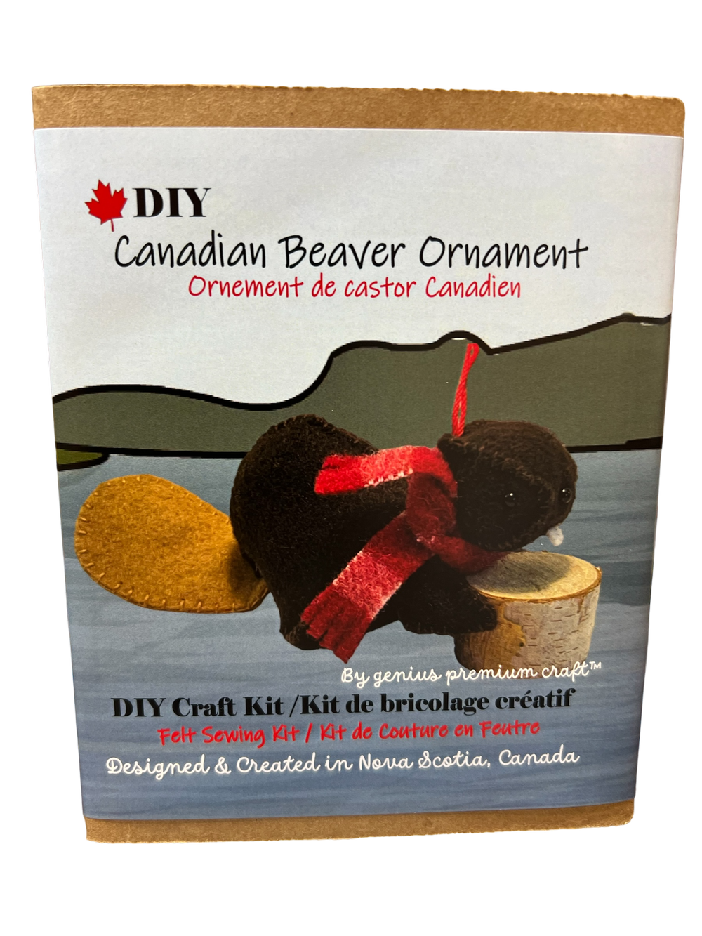 DIY Felt Canadian Beaver Kit - Bilingual Instructions — diy genius