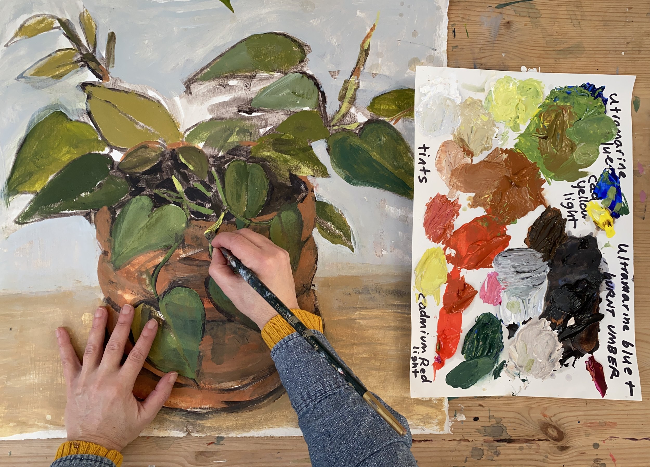 ONLINE- Intro to Painting (Sunday Afternoon) Oct/Nov