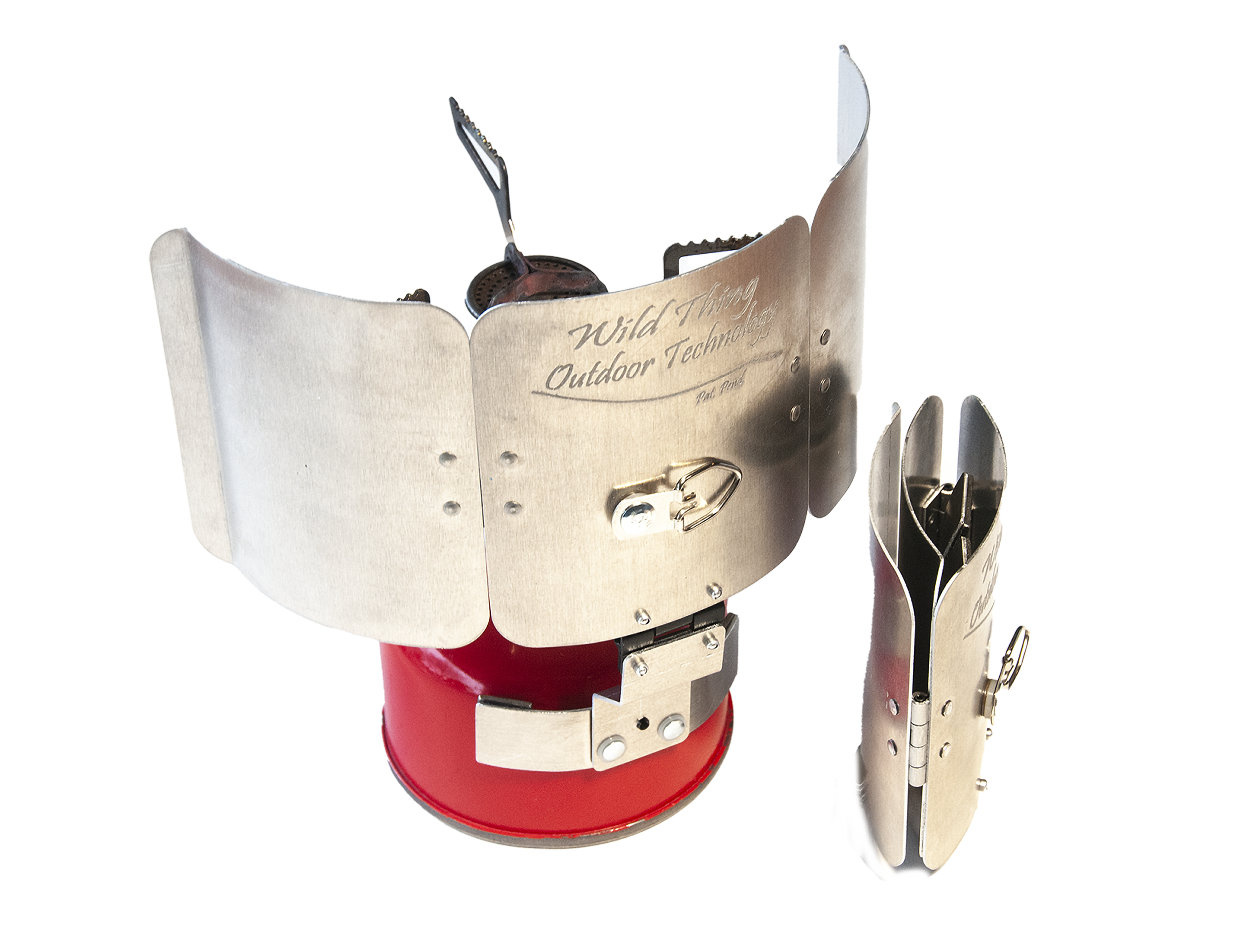 Ultralight Foldable Aluminum Camp Stove Windscreen (Close Out)