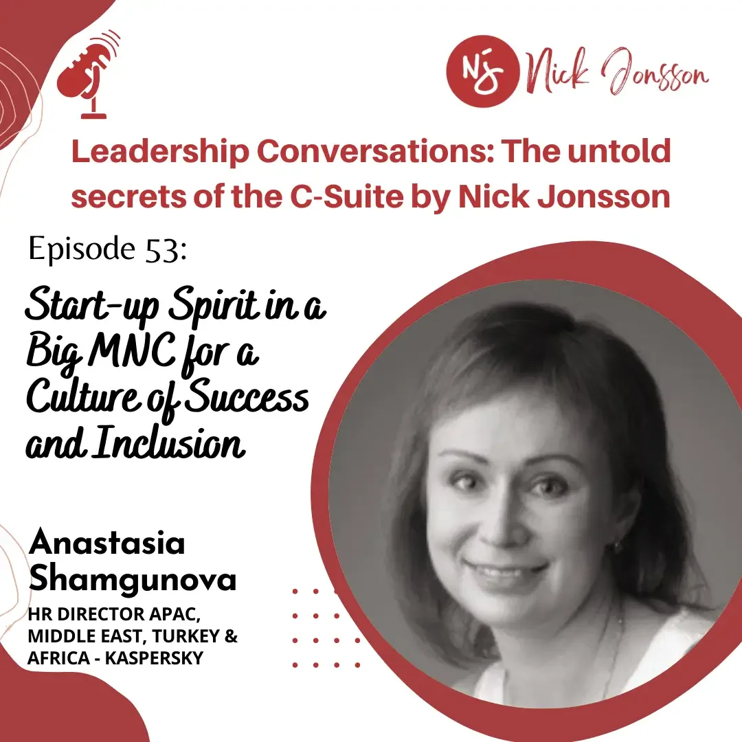 Start-up Spirit in a Big MNC for a Culture of Success and Inclusion