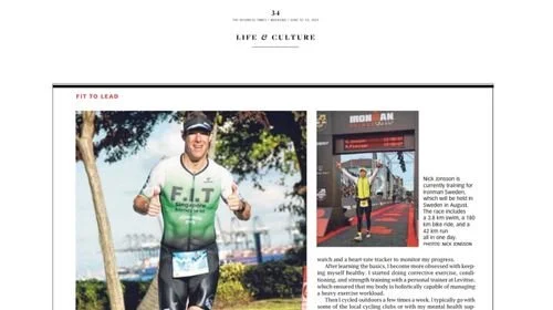 Physical Wellness Put Nick Jonsson On The Road To Mental Recovery