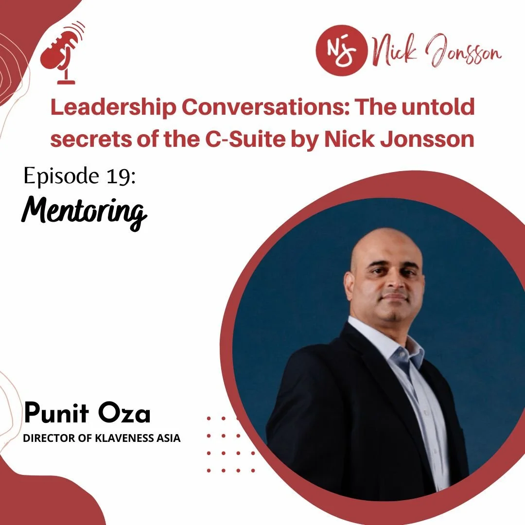 Episode 19: Punit Oza - Insights on Mentoring