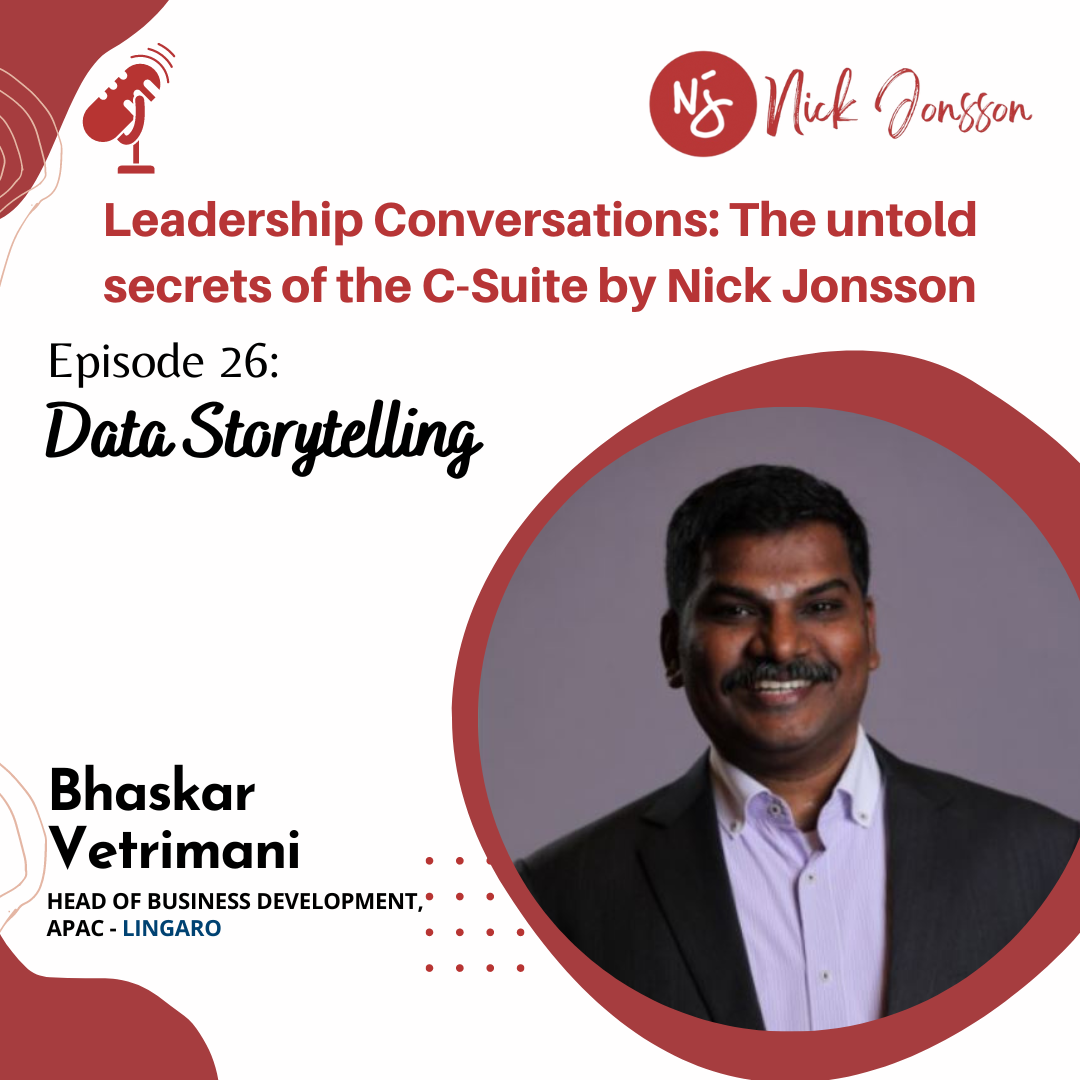 Episode 26: Bhaskar Vetrimani - Data Storytelling