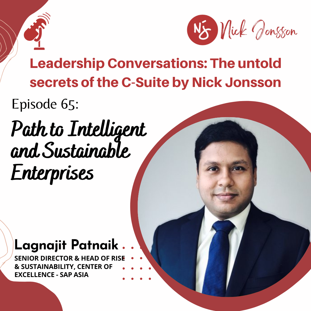Ep. 65: Lagnajit Patnaik - Intelligent &amp; Sustainable Ent.