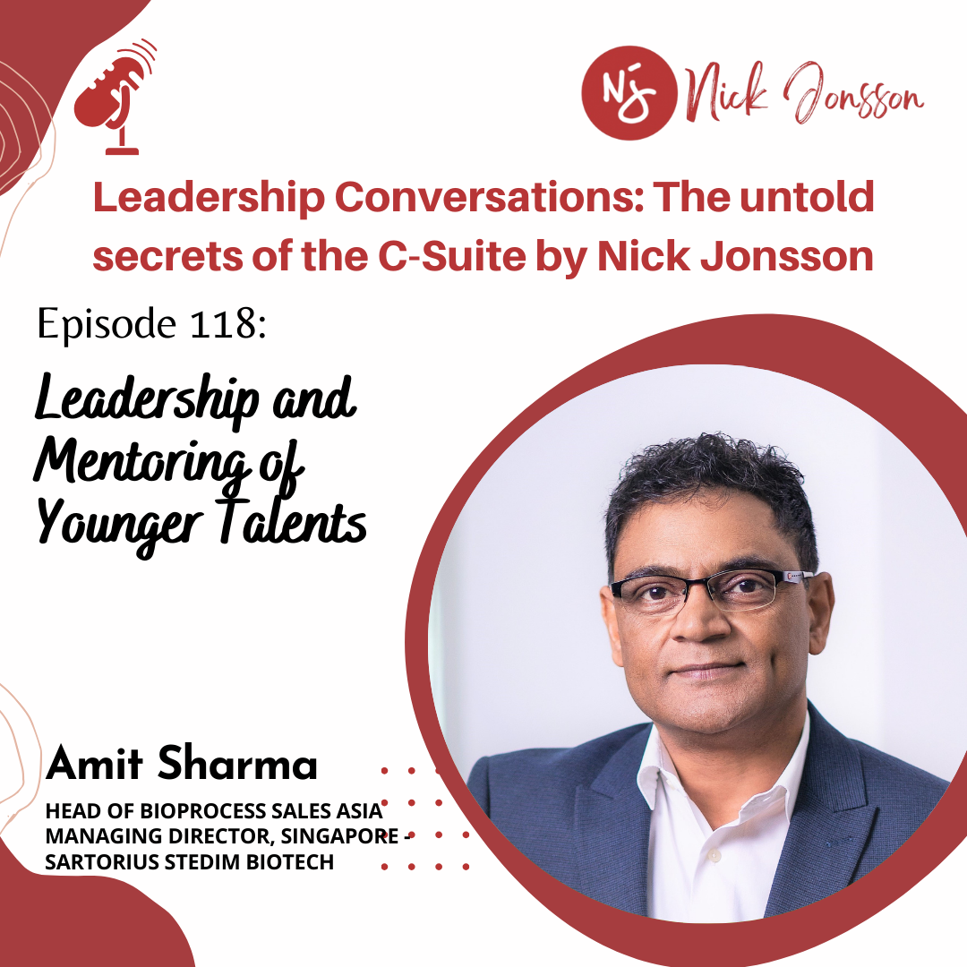 Ep. 118: Amit - Leadership and Mentoring of Younger Talents