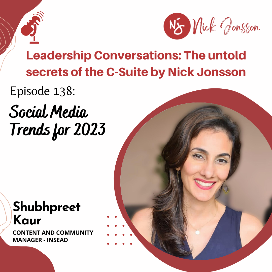 Episode 138: Shubhpreet Kaur - Social Media Trends for 2023