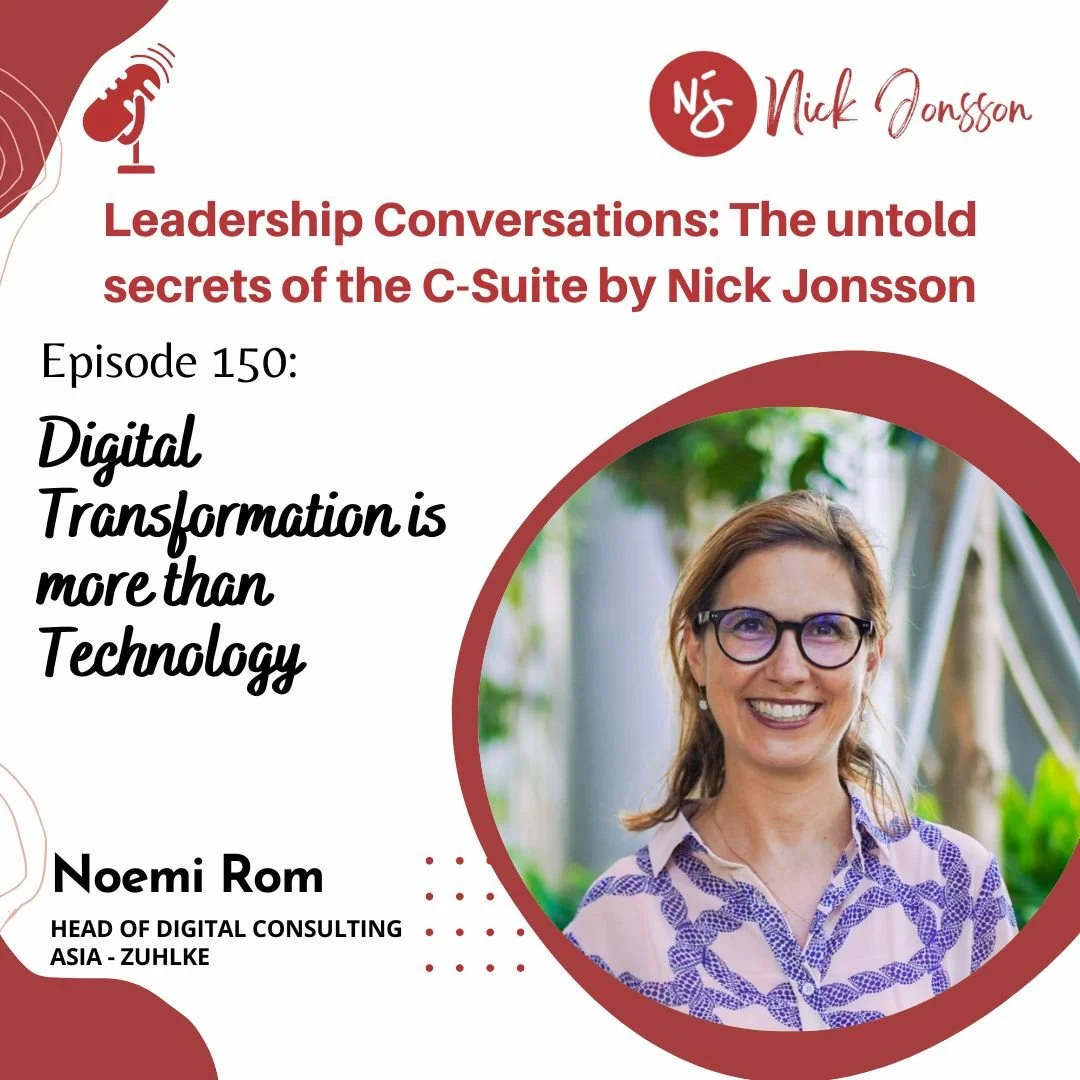 Ep. 150: Noemi Rom - Digital Transformation and Technology