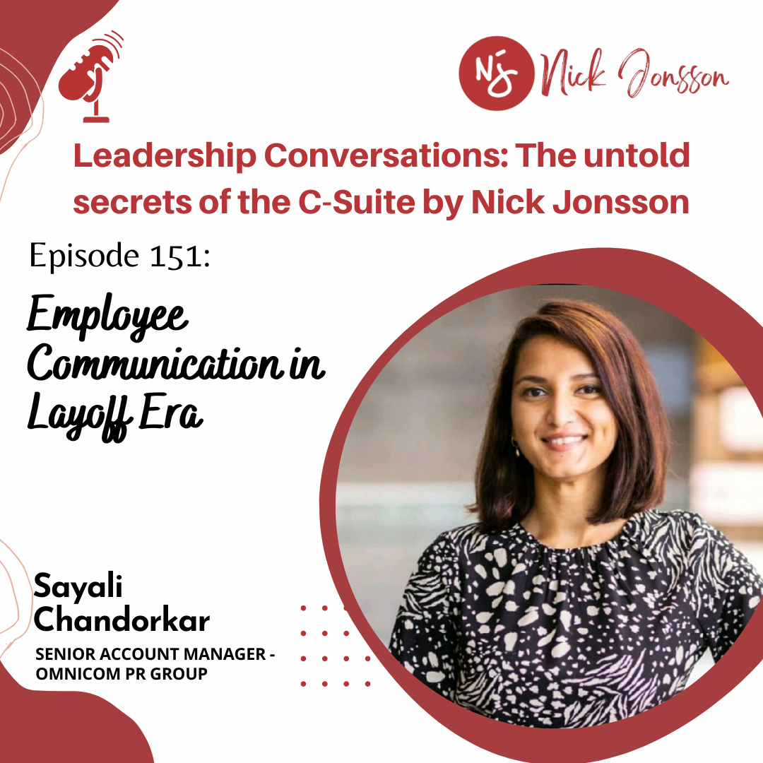Episode 151: Sayali Chandorkar - Employee Communication in Layoff Era