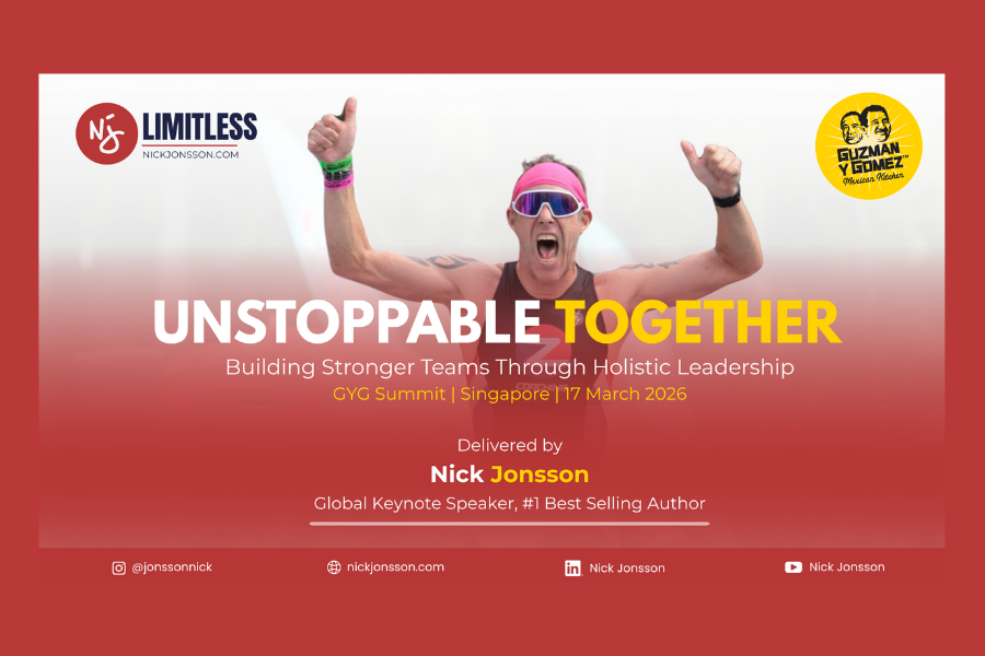 Keynote Speaker Singapore - How Nick Jonsson Helped GYG Build Unstoppable Teams in March 2026