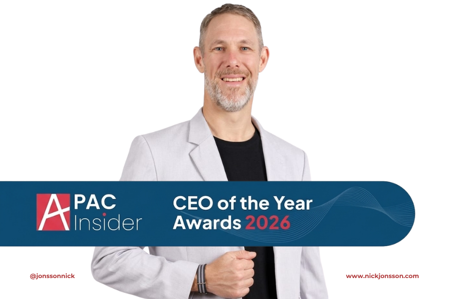 Nick Jonsson Named APAC CEO of the Year 2026 | Leadership &amp; Wellbeing Innovator