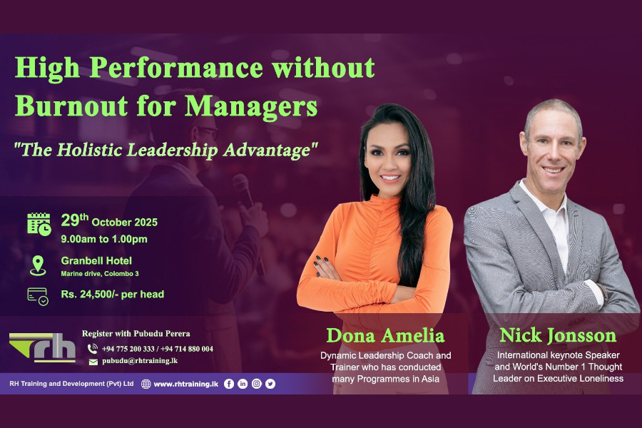 High Performance without Burnout for Managers: The Holistic Leadership Advantage Training with Nick Jonsson &amp; Dona Amelia