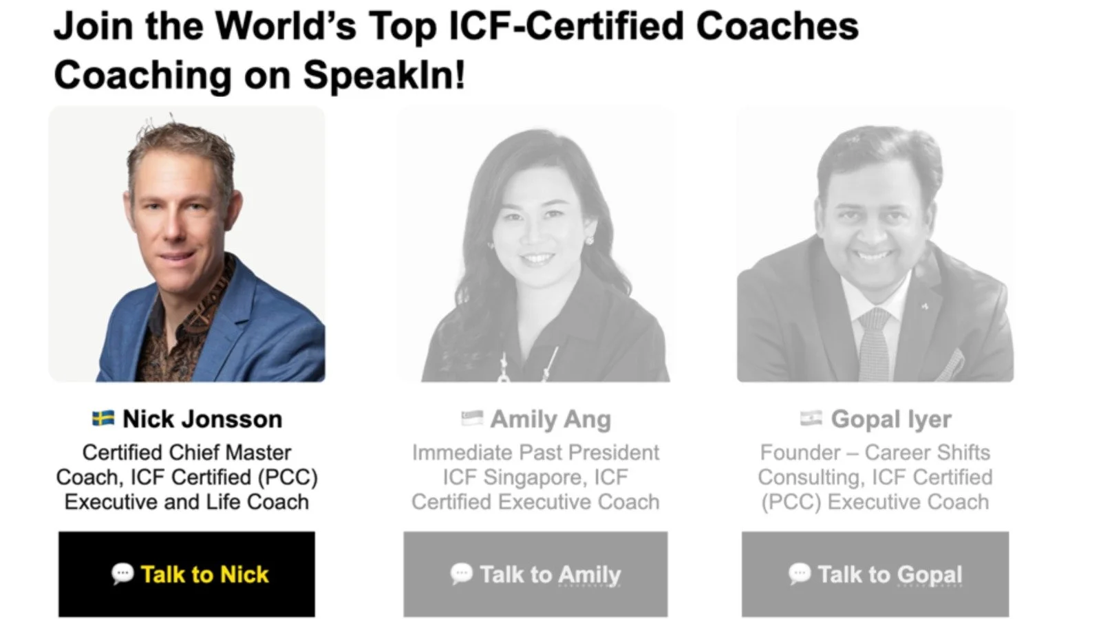 Nick Jonsson Top ICF Certified Coach