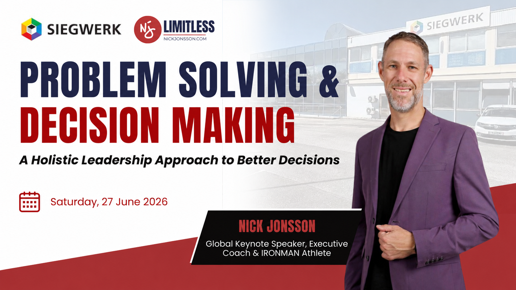 Problem Solving and Decision Making Virtual Workshop for Holistic Leaders | Nick Jonsson