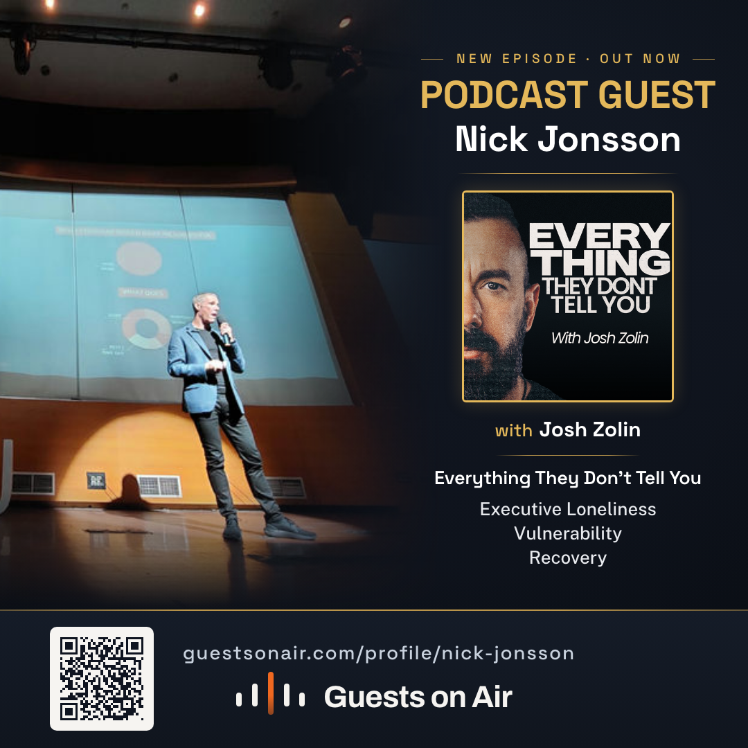 Nick Jonsson Featured on Everything They Don't Tell You: Who Gets the Version of You That Doesn't Have It Handled?