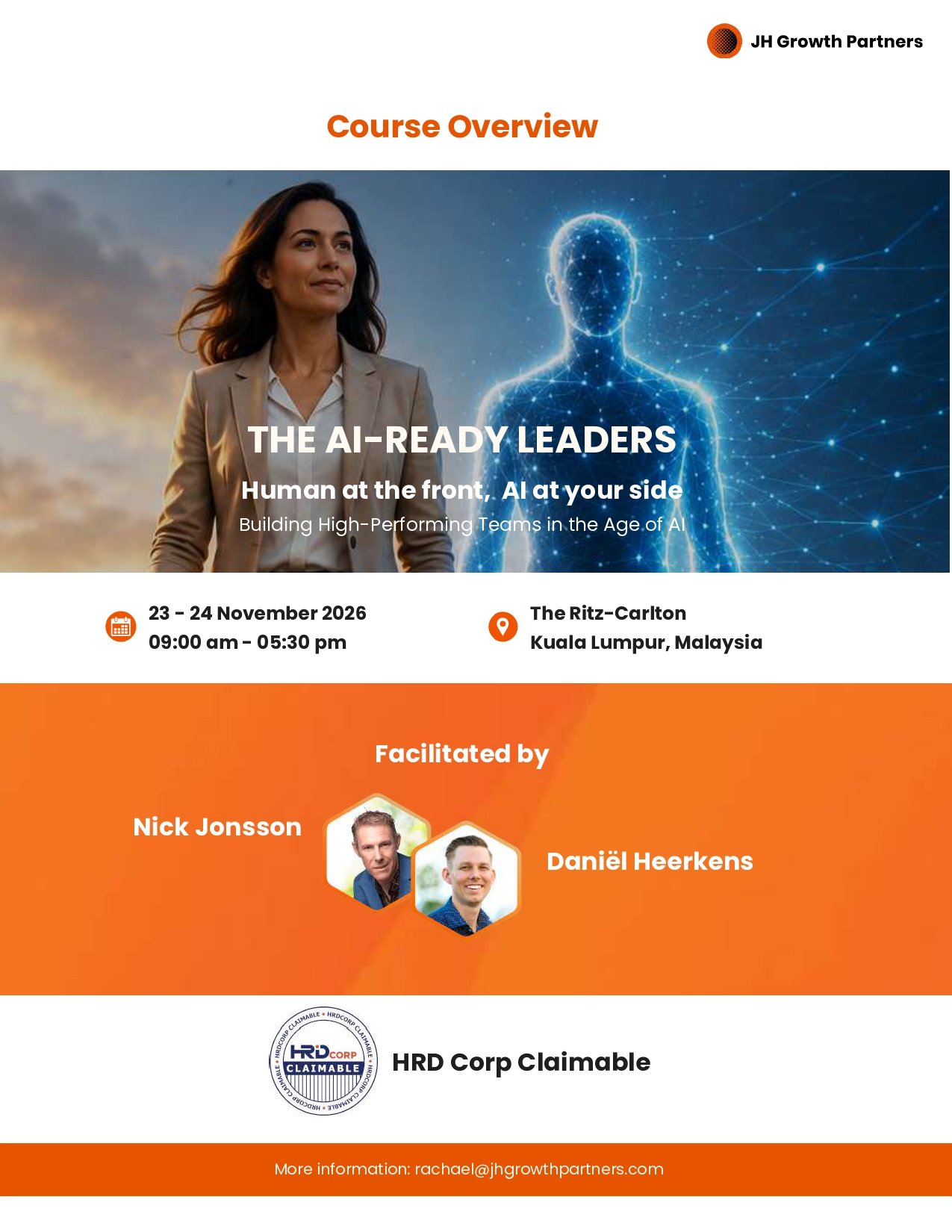 Al-ready Leader Business Brochure 23-24 November