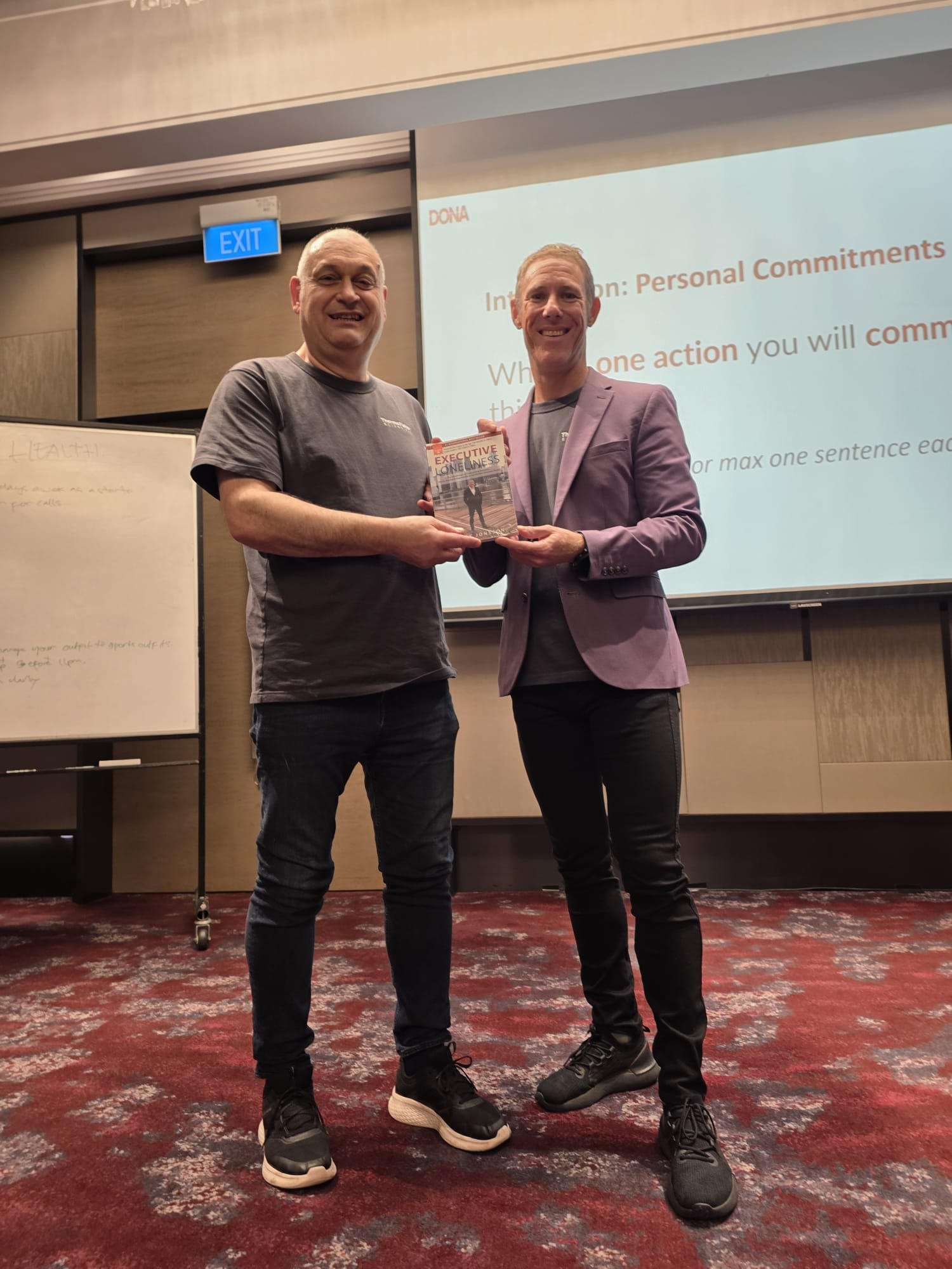 Holistic Leadership Workshop at Sheraton Towers Singapore with Nick Jonsson and Dona Amelia