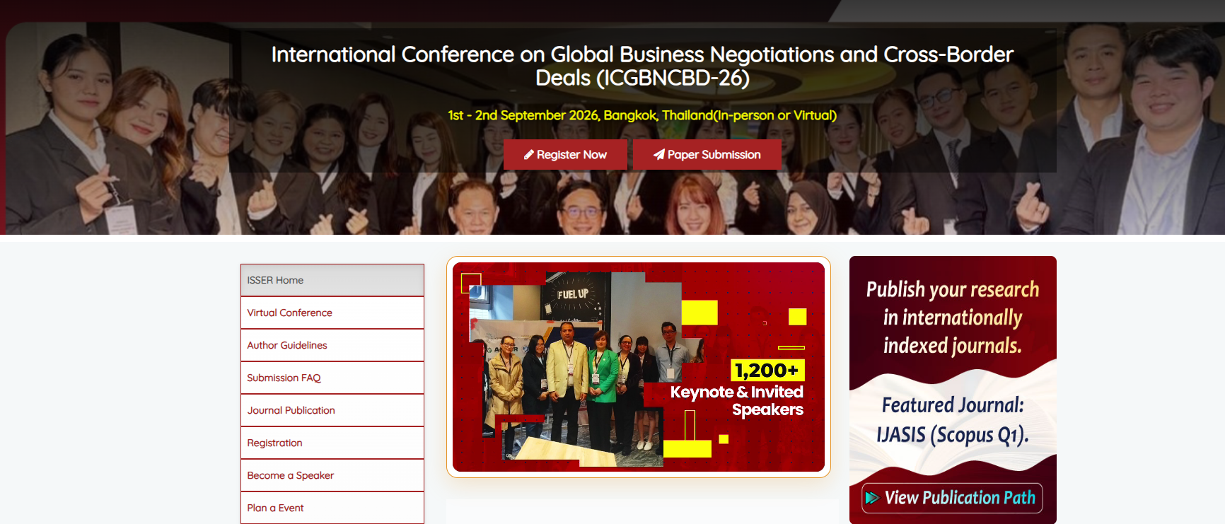 Conferences in Bangkok