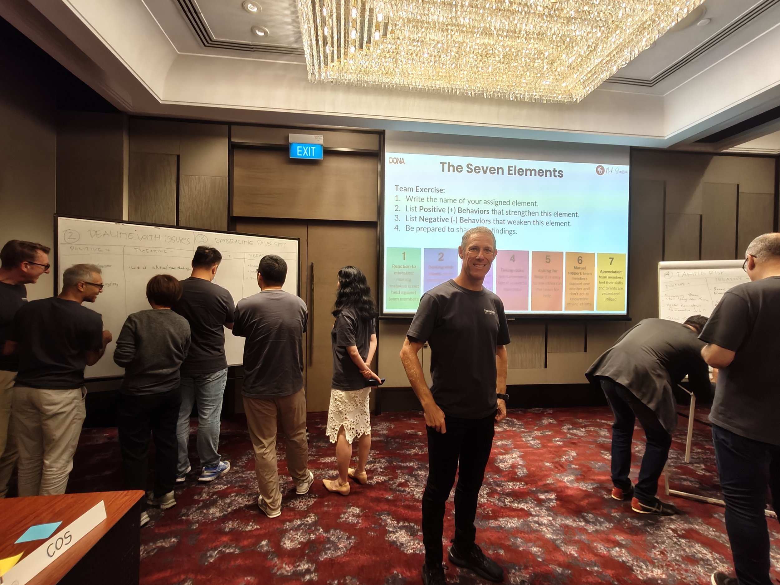 Nick Jonsson speaking at Thermo Fisher Scientific APAC leadership development session