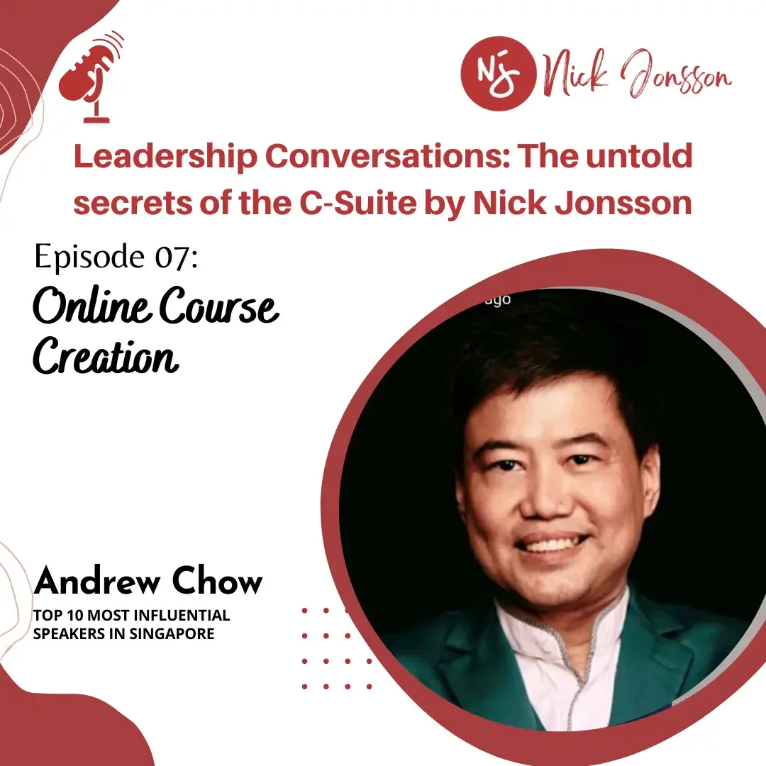 Leadership conversations Nick Jonsson and Andrew Chow