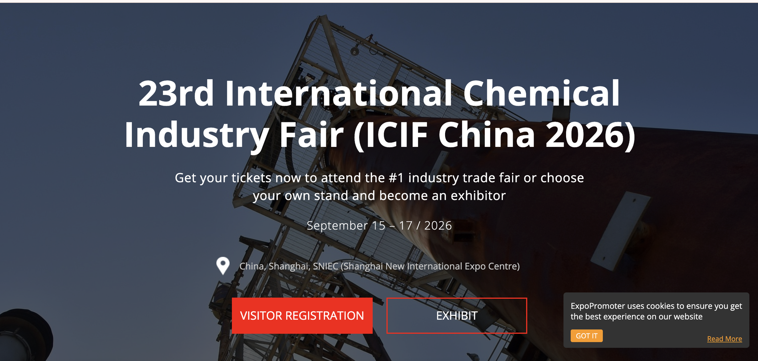 23rd International Chemical Industry Fair (ICIF China 2026)