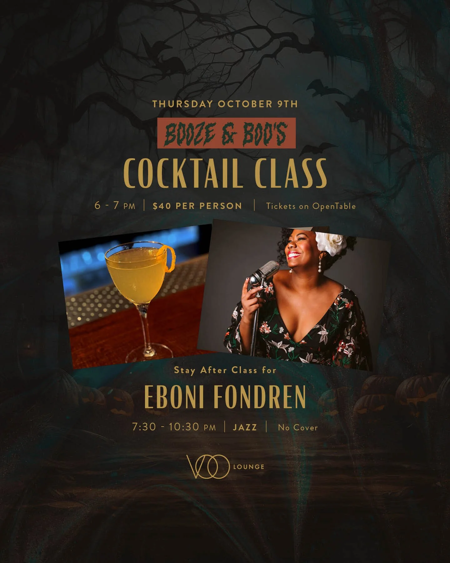 Reminder: Boo&rsquo;s &amp; Booze Cocktail Class is tonight! 👻🍸

Join us from 6&ndash;7 PM to shake, stir, and summon your inner mad scientist. You&rsquo;ll craft two Halloween-inspired cocktails, Unlucky Number 13 and Midnight Potion Punch, and ta