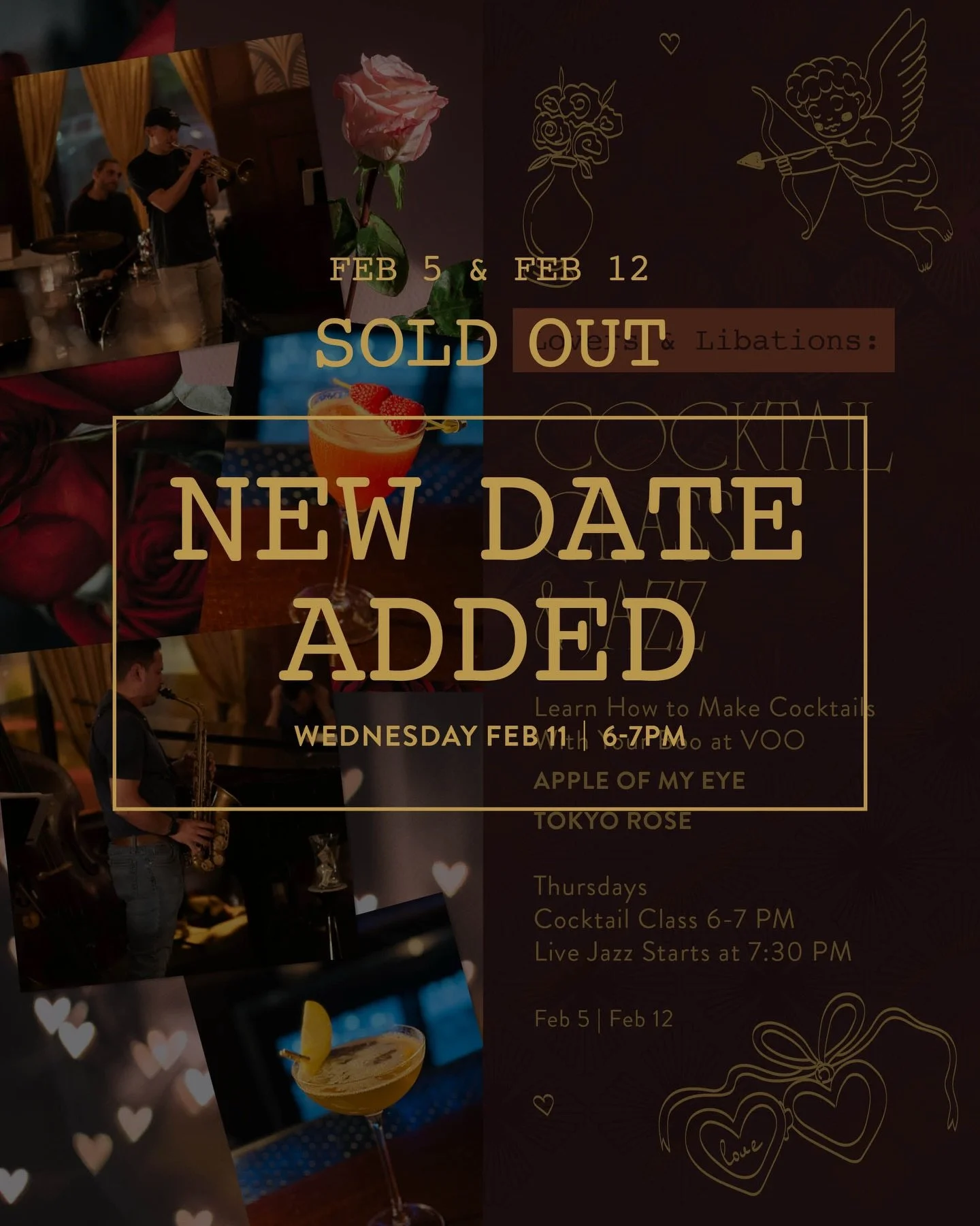 SOLD OUT&hellip; TWICE. 💘

You all showed up, so we added one more date for the lovers (and last-minute planners).

Shake up your Valentine&rsquo;s plans with a hands-on cocktail class made for you and your boo. 💌🍸

You&rsquo;ll learn how to craft