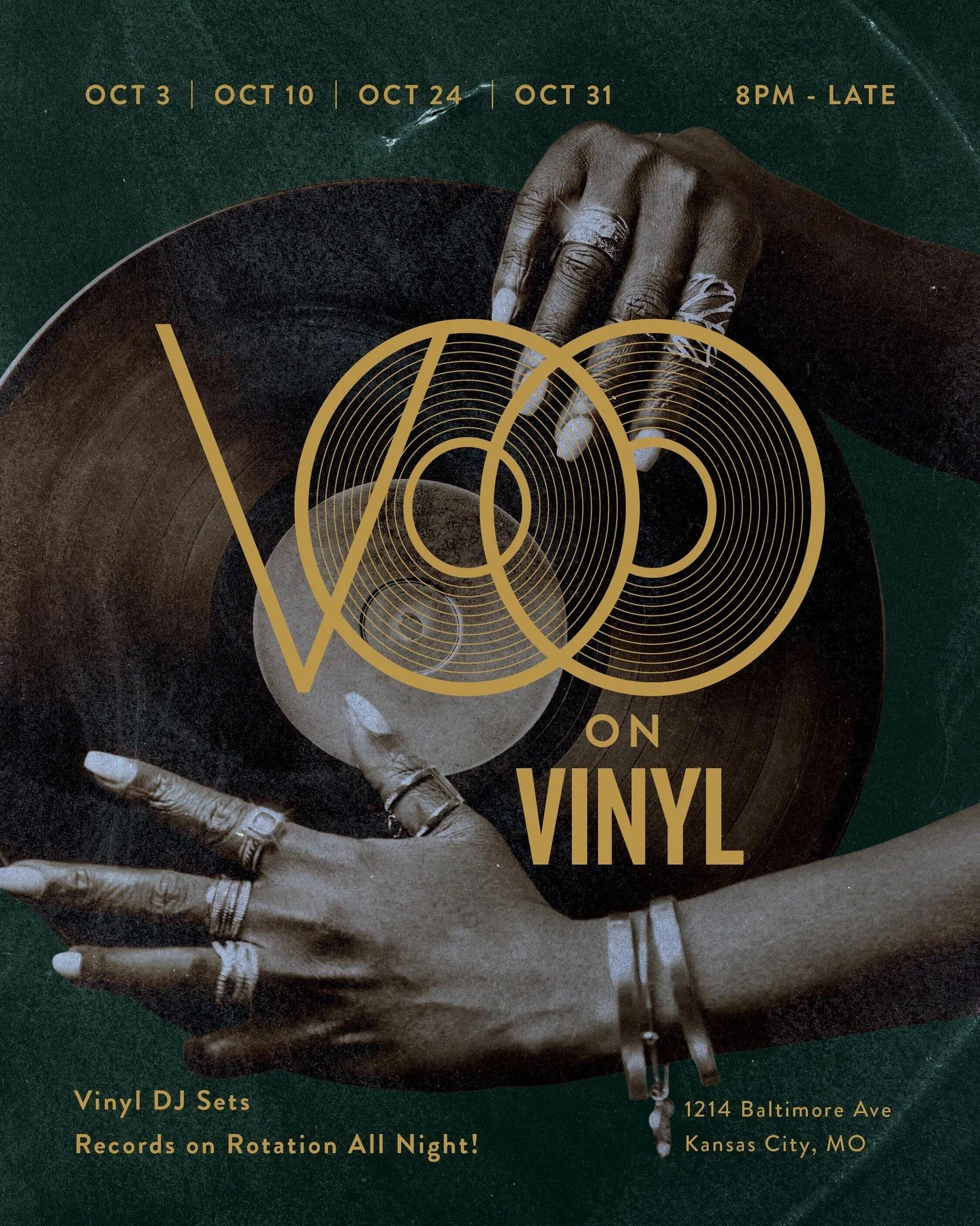 Introducing VOO on Vinyl! Come hang with us on Saturdays for records on rotation all night, craft cocktails, and immaculate vibes.

DJ Lineup:
10/3: @dj.skeme
10/10: @kuhldjskeem &amp; @kflexkc
10/24: @djbillpile
10/31: @djelwood

🚨 Heads up! Constr