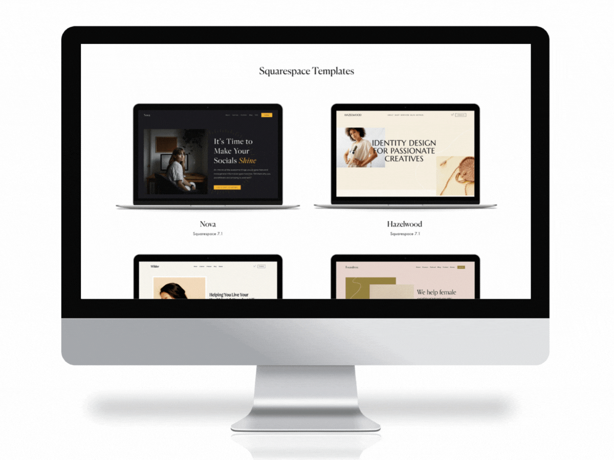 Nova Squarespace Template — Station Seven