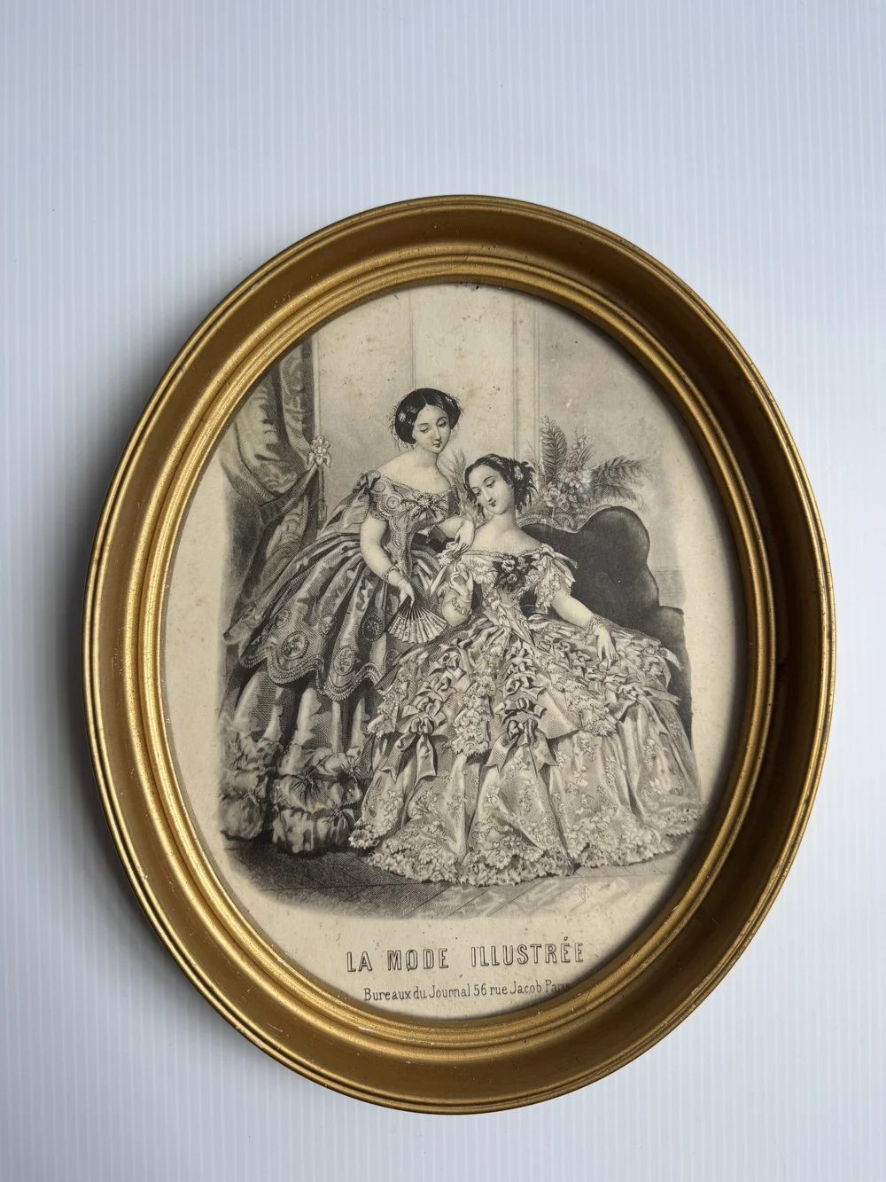 Vintage Framed La Mode Illustrée — Sunny South — Vintage Home