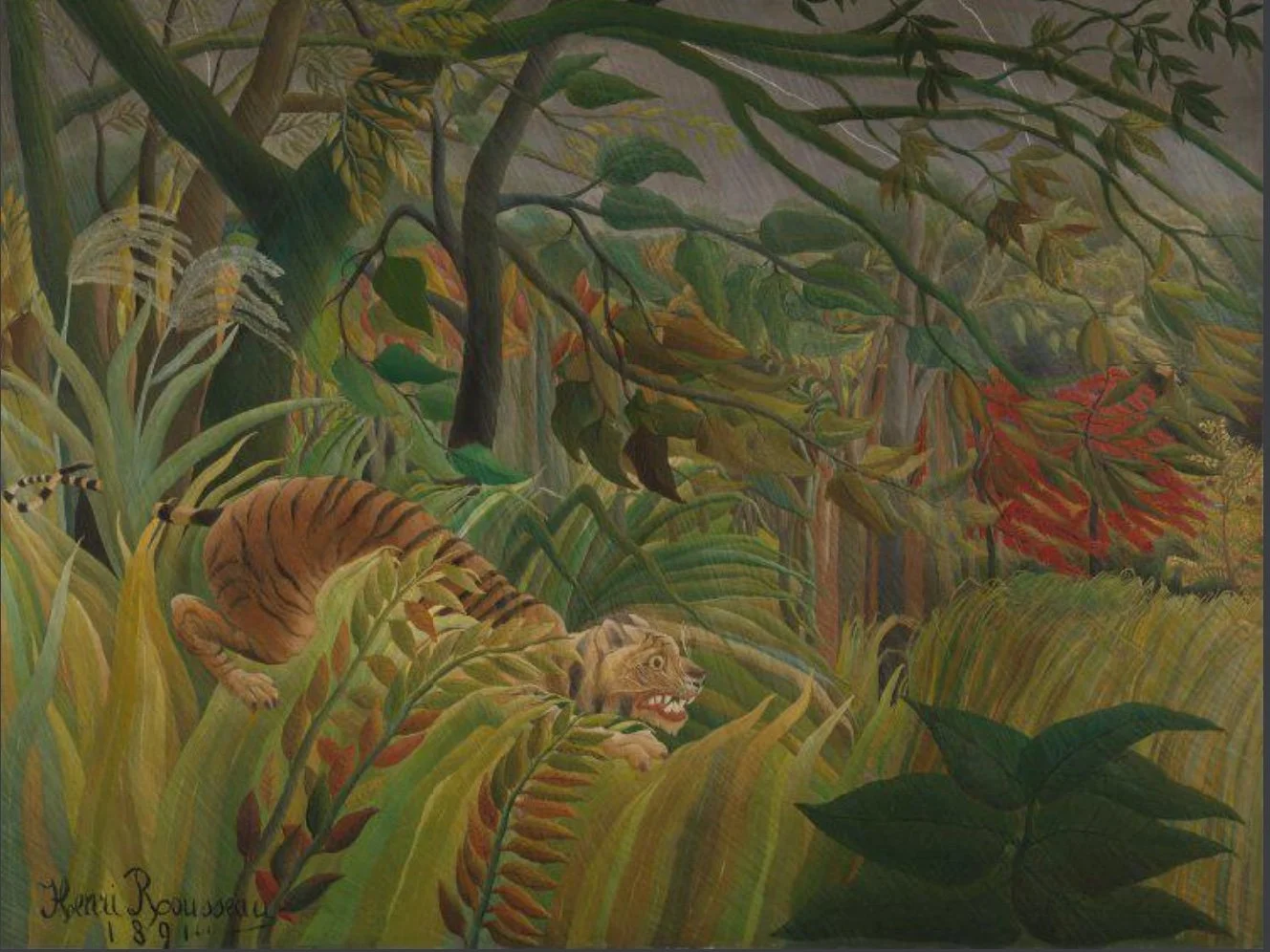 Descriptive Writing: Rousseau's Tropical Jungle