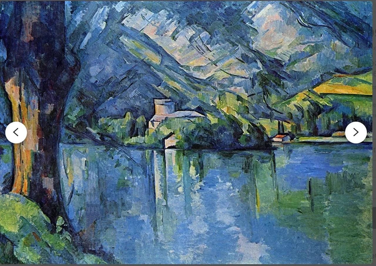 Descriptive Writing: Cezanne's Lac D'Annecy