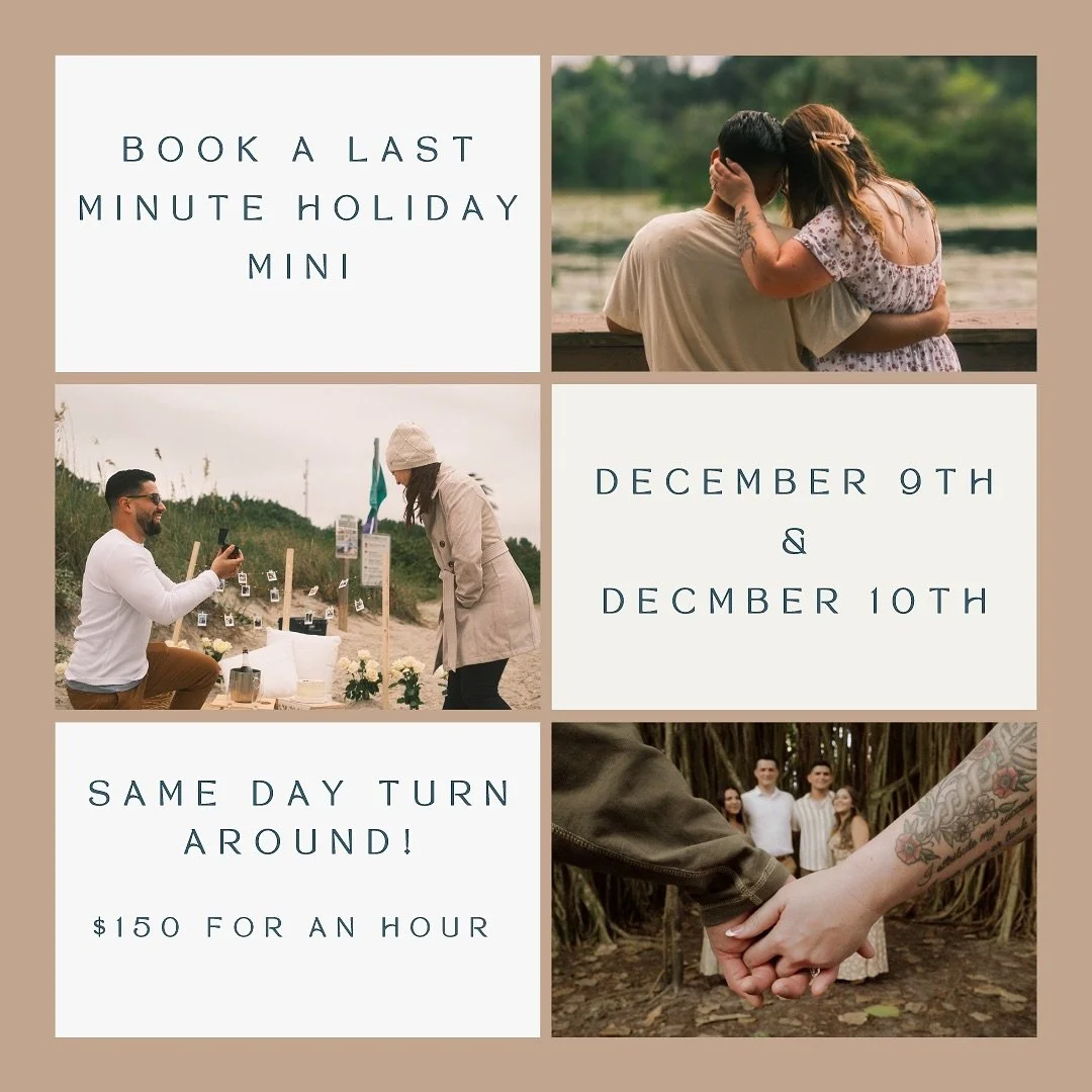 Hello Friends! 

This weekend opened up and I&rsquo;m available for your last minute holiday photo shoot needs!! 

DM me if interested 📸📲