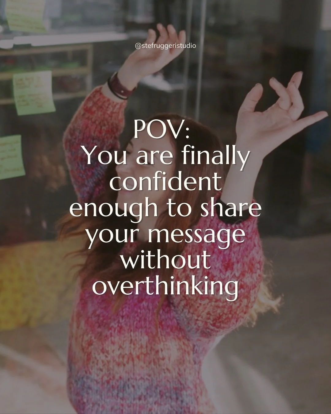 You don&rsquo;t need more Canva tweaks. You need confidence in your brand. 😎

Because confidence is what makes you stop second-guessing, start showing up, and finally attract clients who actually get it.

The shift happens when you stop forcing it, 