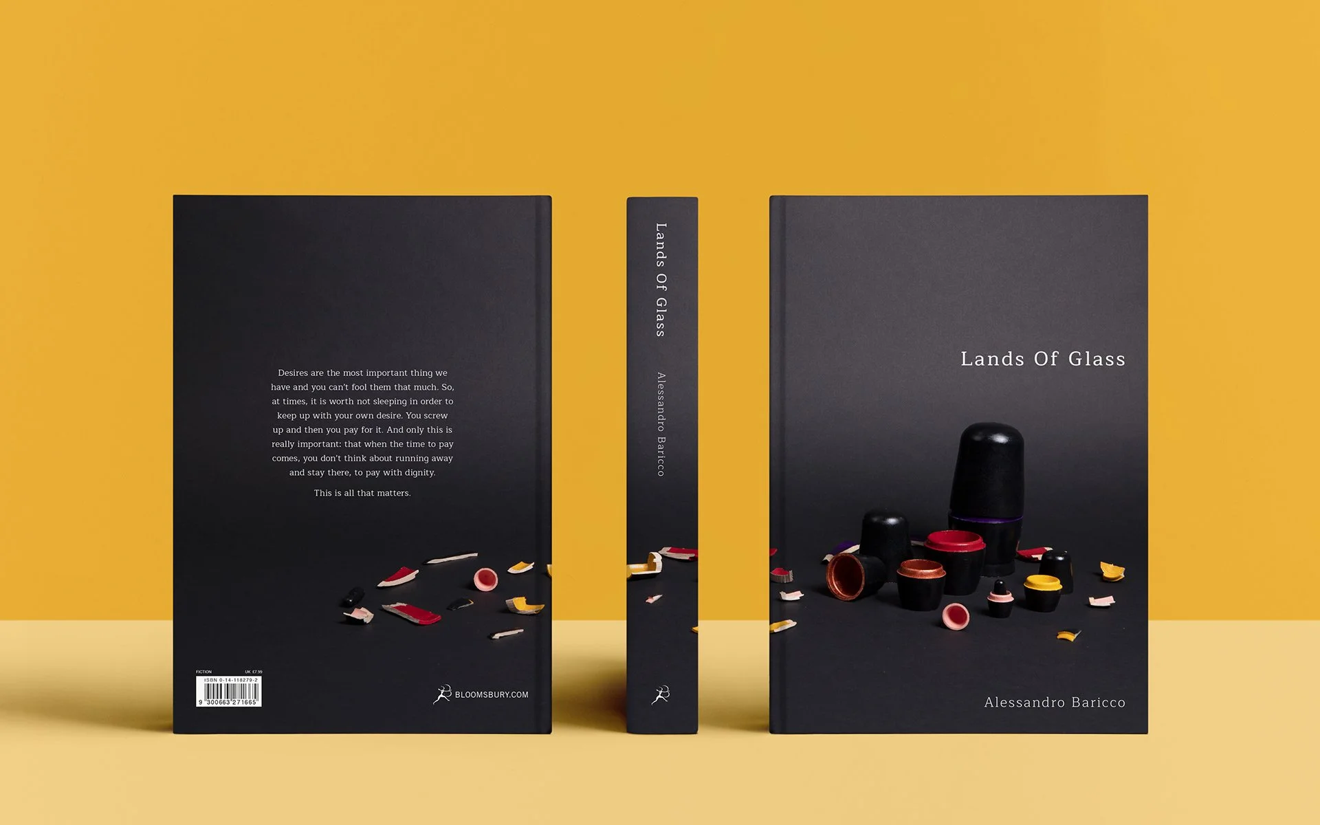 Lands of Glass Book Cover Design - Art Direction