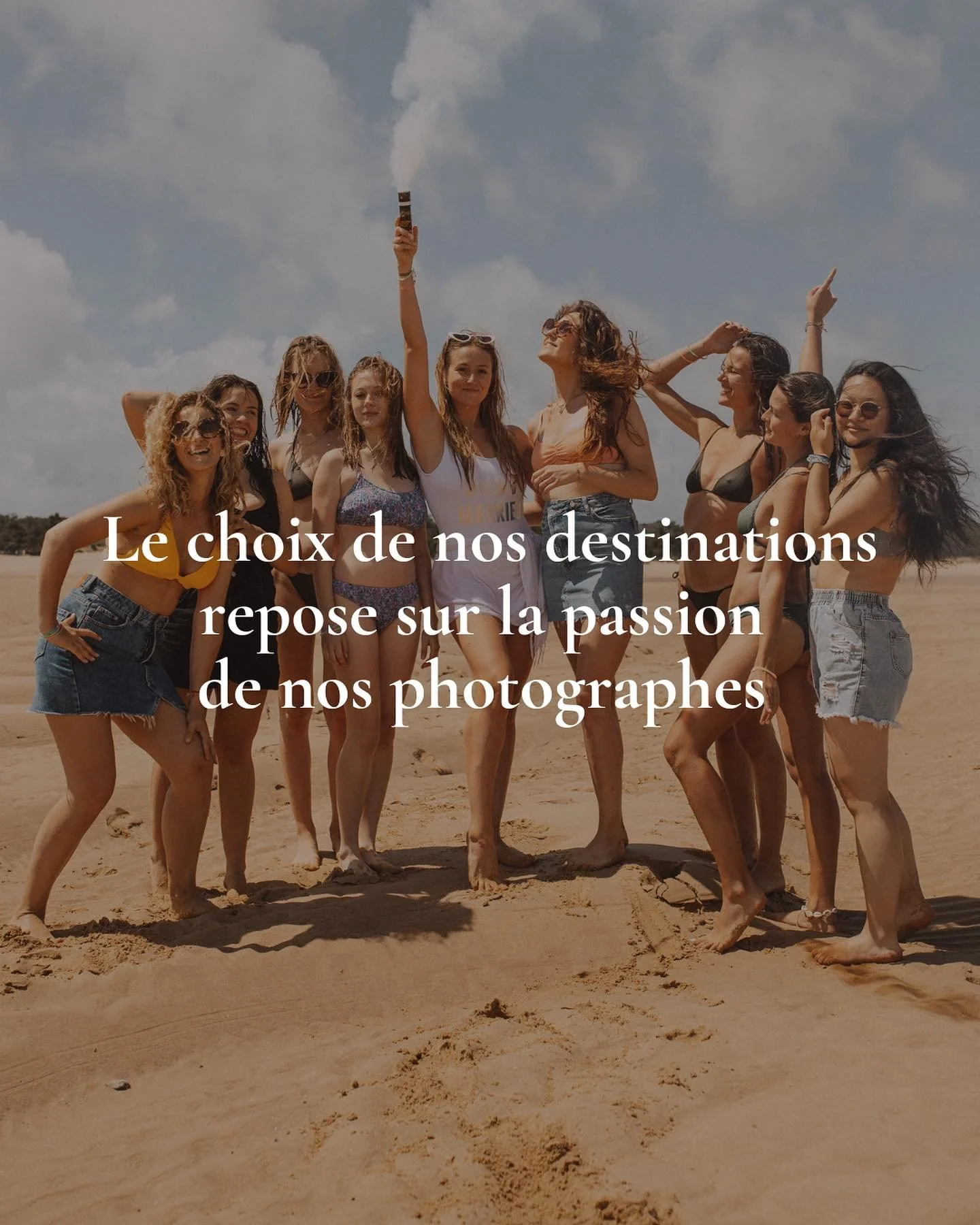 Le choix de nos destinations repose sur la passion de nos photographes 📸

Pour chaque destination, vous profiterez d&rsquo;une exp&eacute;rience unique avec nos photographes locaux. Ils vous emm&egrave;neront d&eacute;couvrir des lieux magnifiques &