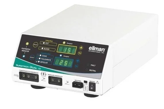 Elman Surtron Dual E12 dental sterilizer with digital display and control buttons. Ellman authorized service and repair.