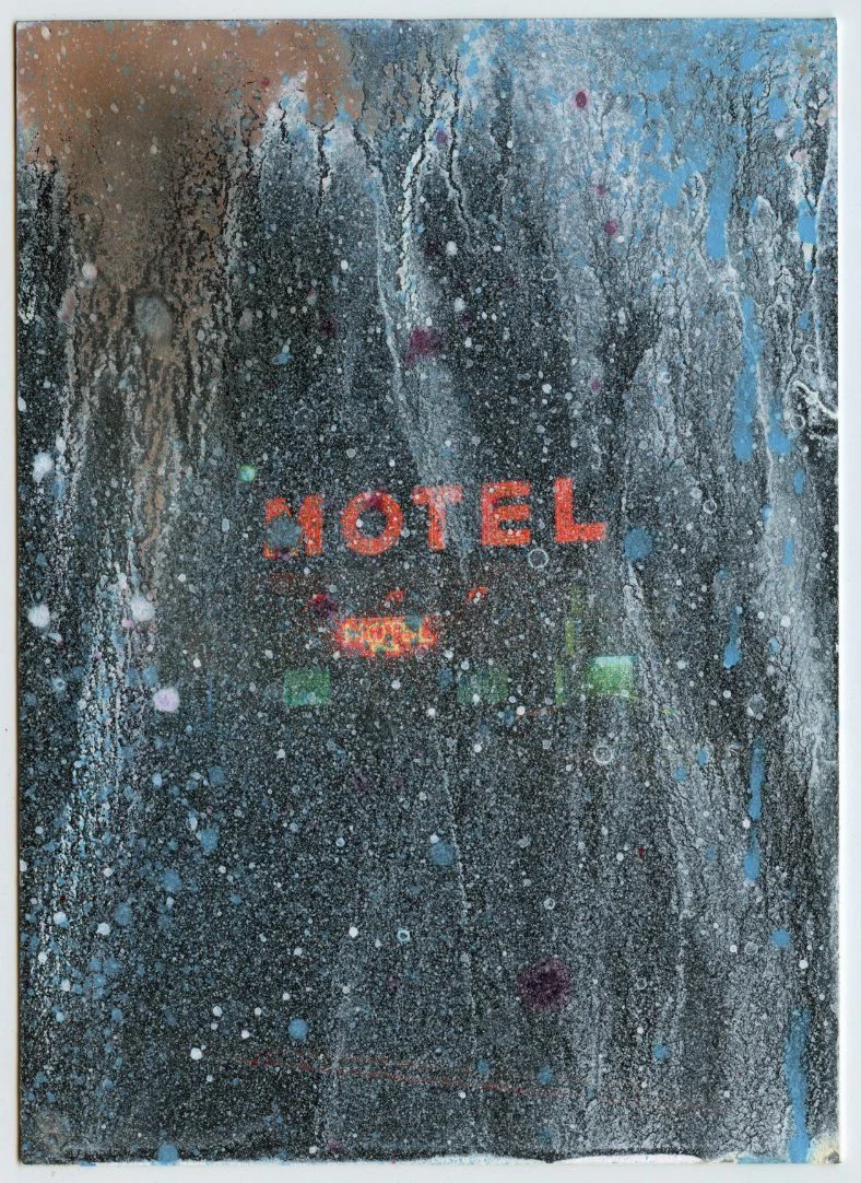 Untitled #16 (2026) Hand Painted Oxide Dye Giclée Artwork on Cotton Rag Paper