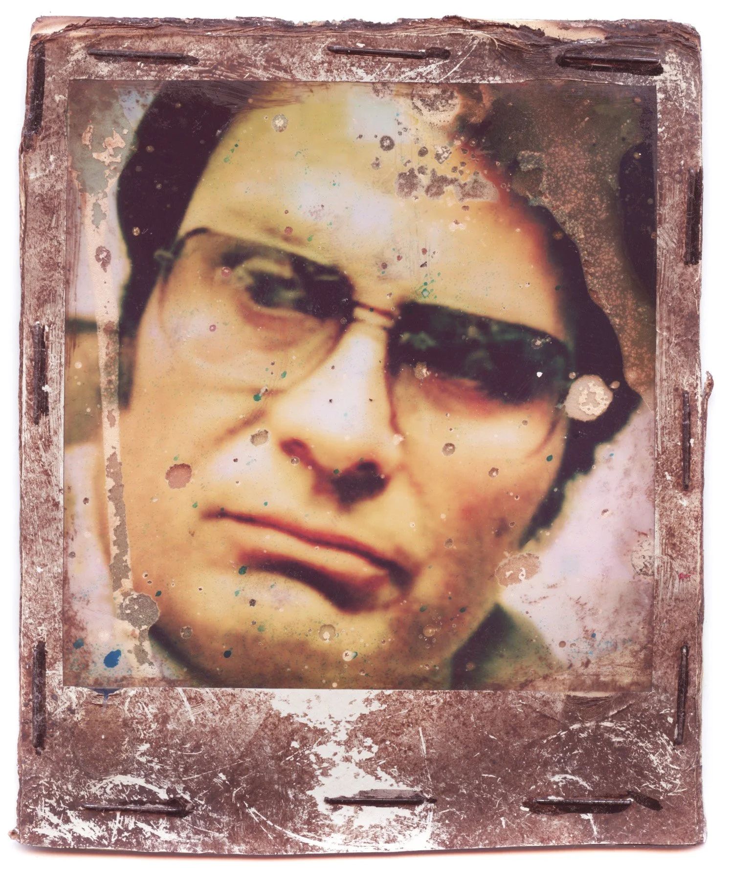 Jim Jones (2026) Original Distressed Polaroid Artwork