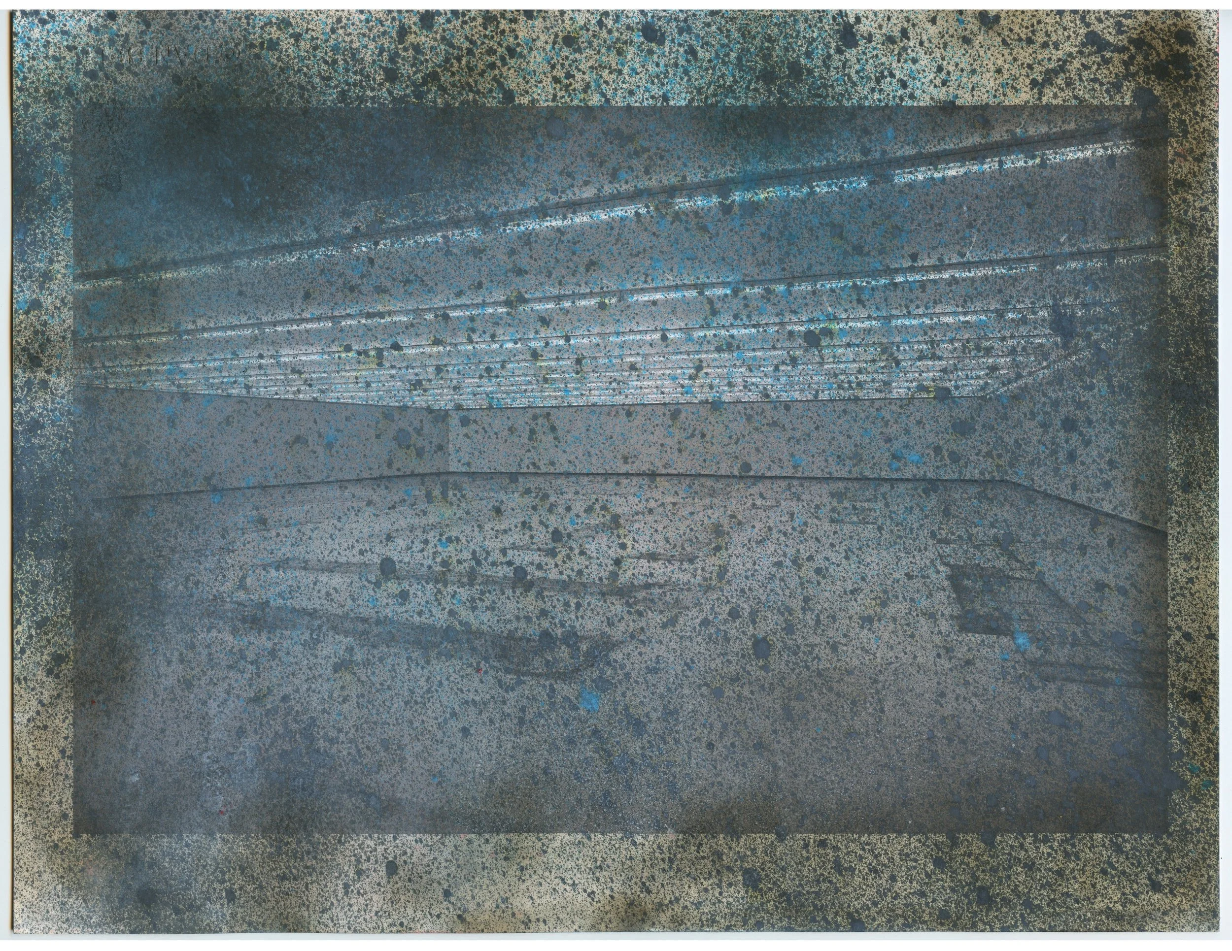 Untitled #13 (2026) Hand Painted Oxide Dye Giclée Artwork on Cotton Rag Paper