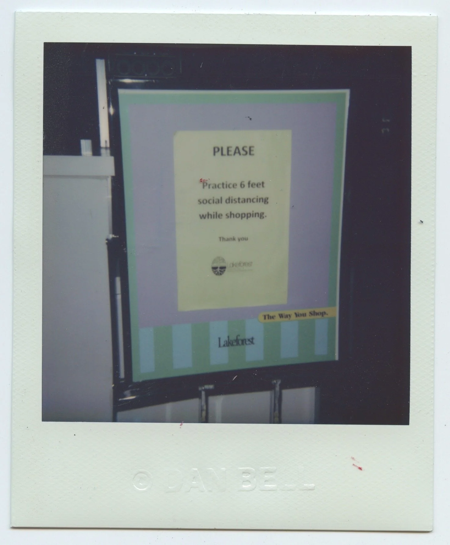 Mall Covid Sign (2023-2024)