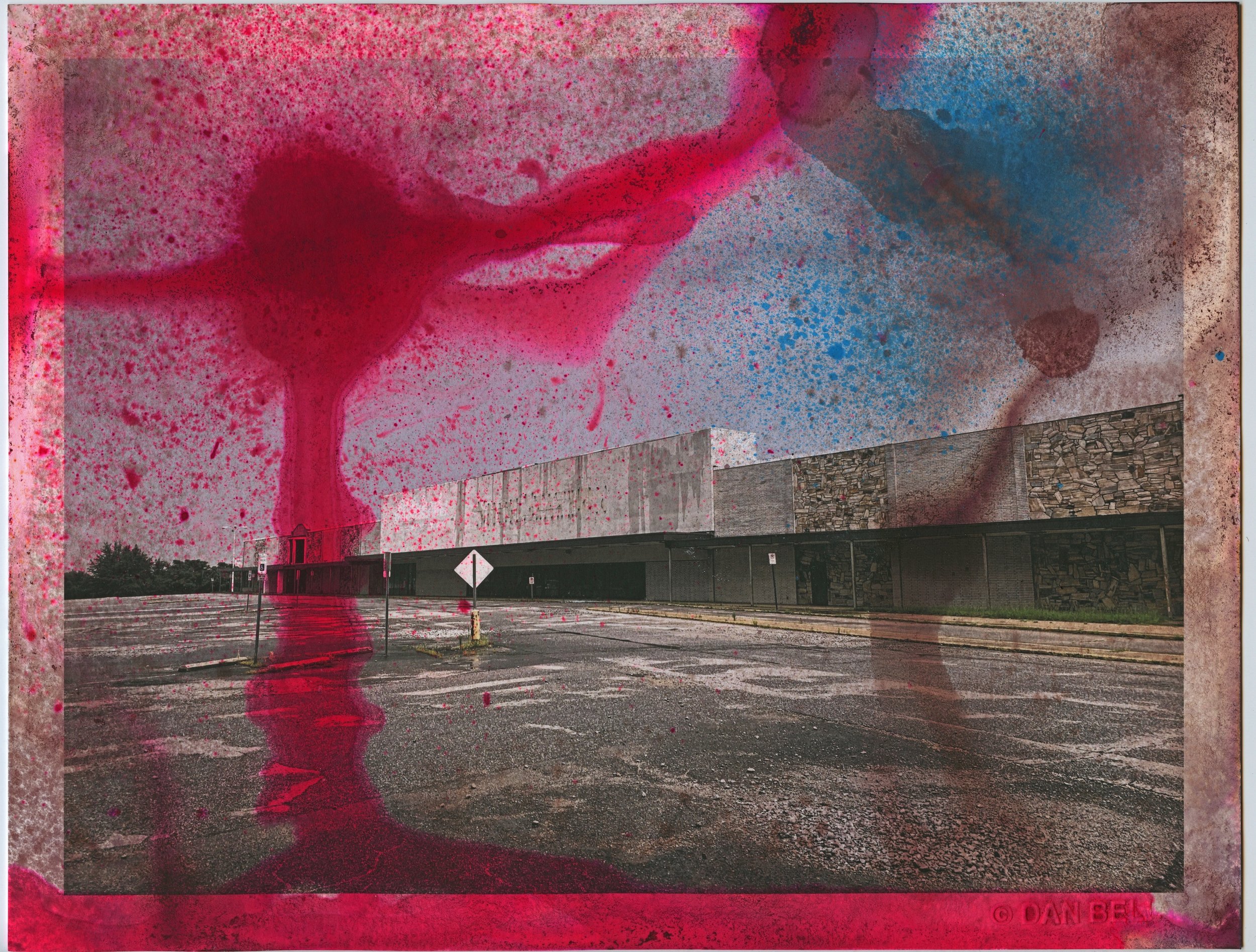 Untitled #2 (2026) Hand Painted Oxide Dye Giclée Artwork on Cotton Rag Paper