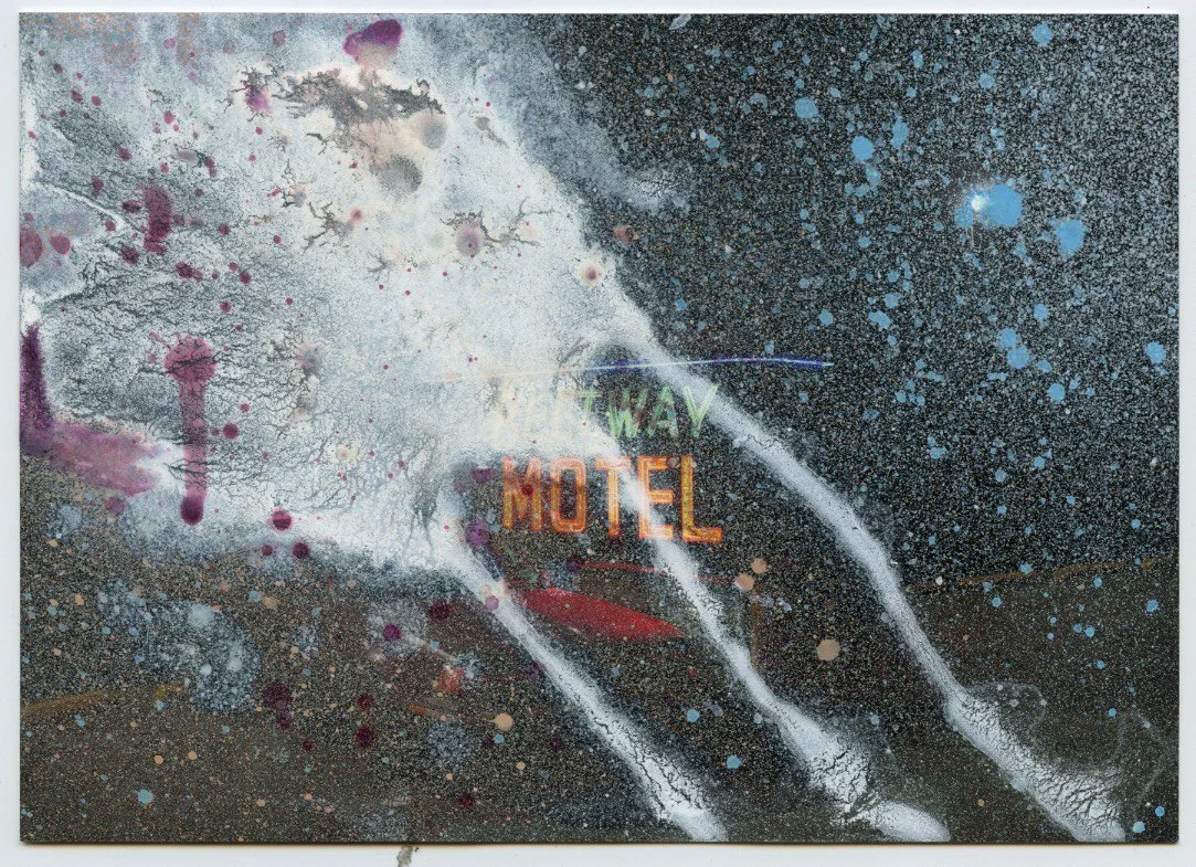 Untitled #17 (2026) Hand Painted Oxide Dye Giclée Artwork on Cotton Rag Paper