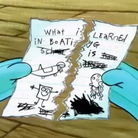 WHAT I LEARNED IN BOATING SCHOOL IS…