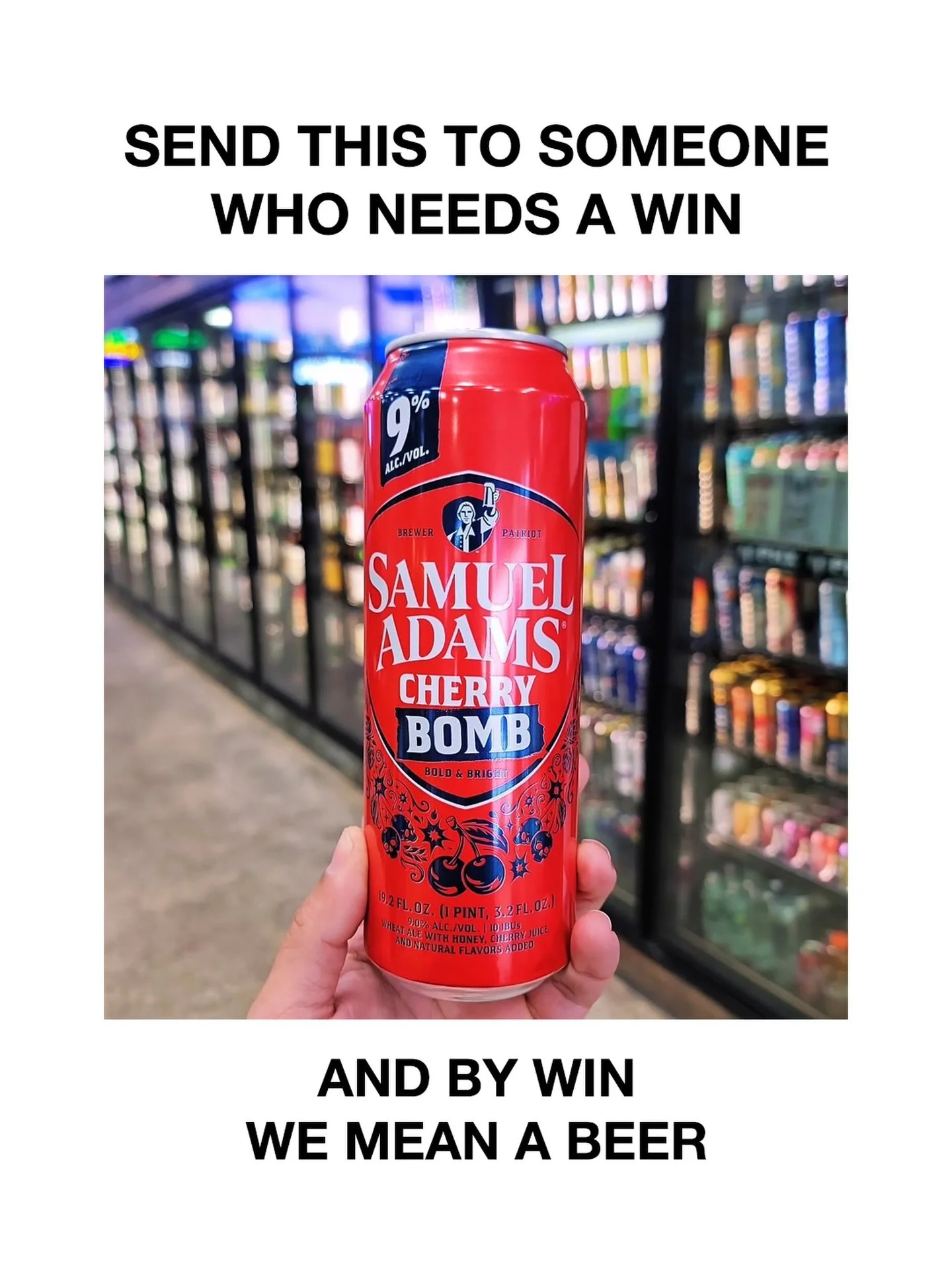 And by beer we mean 19.2oz of 9% ABV cherry mayhem.

📸 @smokexbeerisland