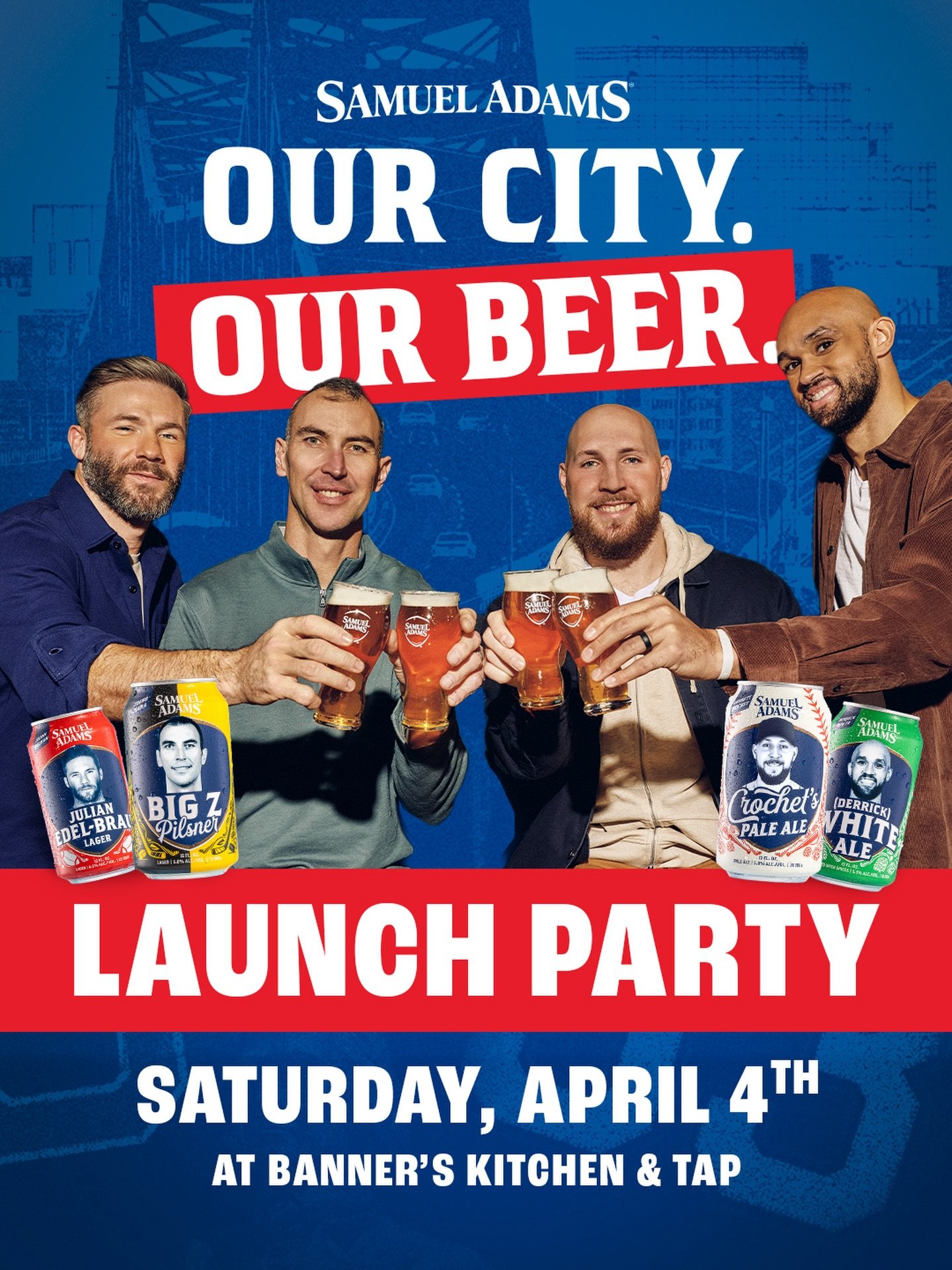 HEY BOSTON! 

On Saturday, April 4th, We&rsquo;re celebrating &ldquo;Our City. Our Beer&rdquo; with a lineup that feels almost unfair: Edelman, Chara, Crochet, and Derrick White - all under ONE roof.&nbsp;

Grab your tickets before they&rsquo;re gone