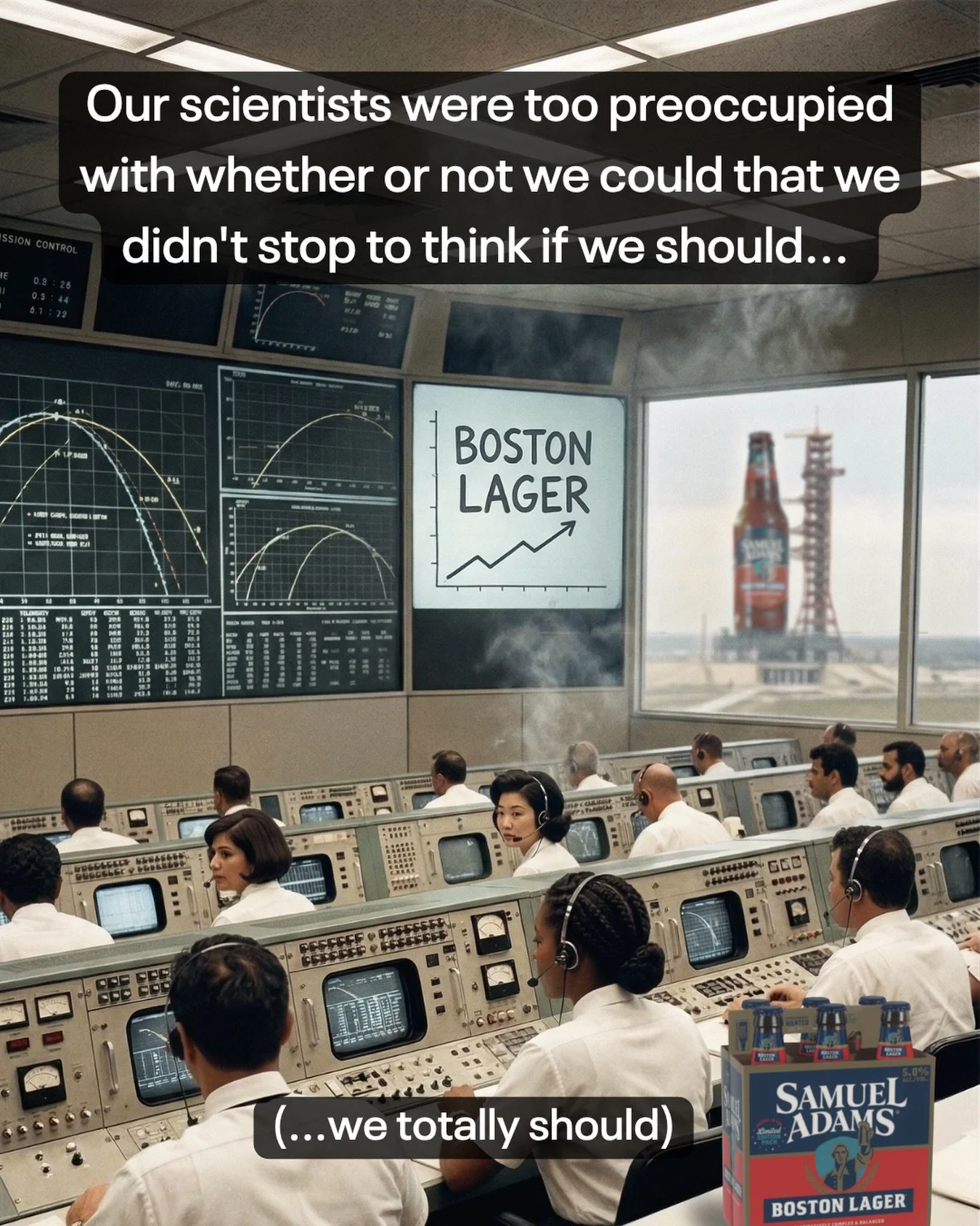 Artimis WHO? New Boston Lager bottles are ready to LAUNCH.