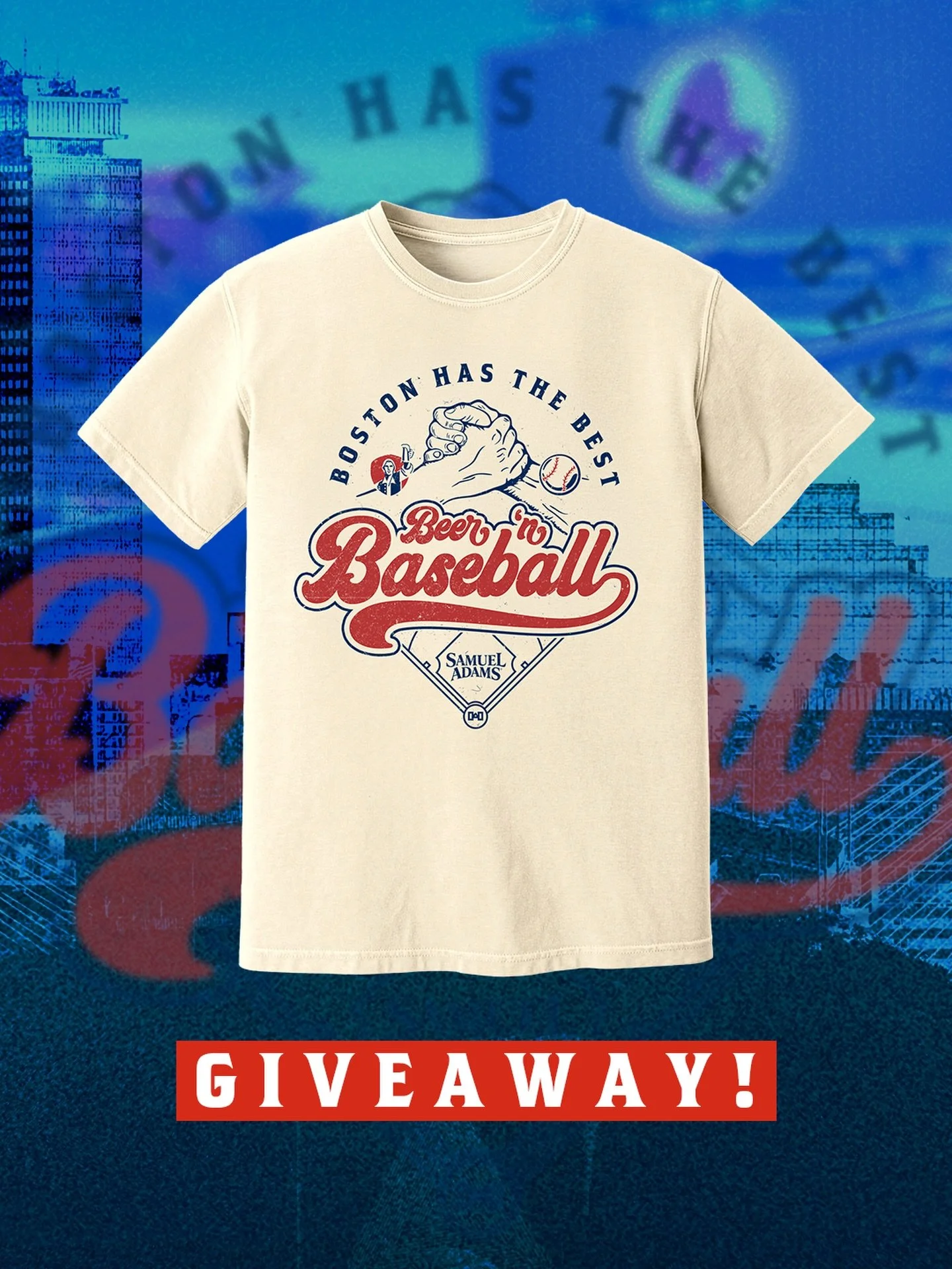 HAPPY OPENING DAY BOSTON!!!
To kick off the 2026 season right, we&rsquo;re giving away this limited Beer &rsquo;n Baseball T-Shirt to TEN lucky fans.

For a chance to get yours:
Follow @samueladamsbeer
Like this post
Tag a friend
&nbsp;
Limit one ent