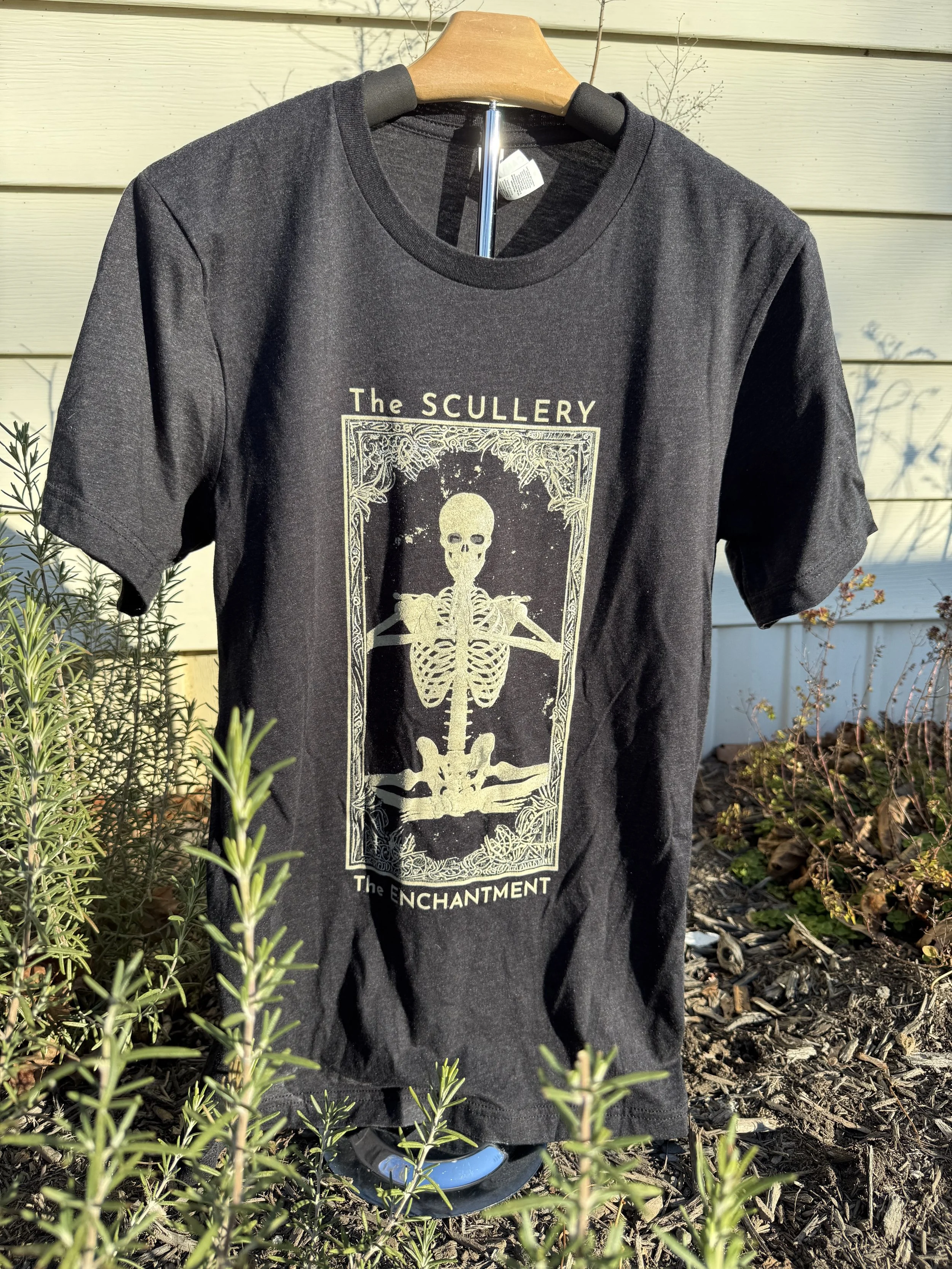 Hand Screen Printed The Enchantment TShirt Black Heather